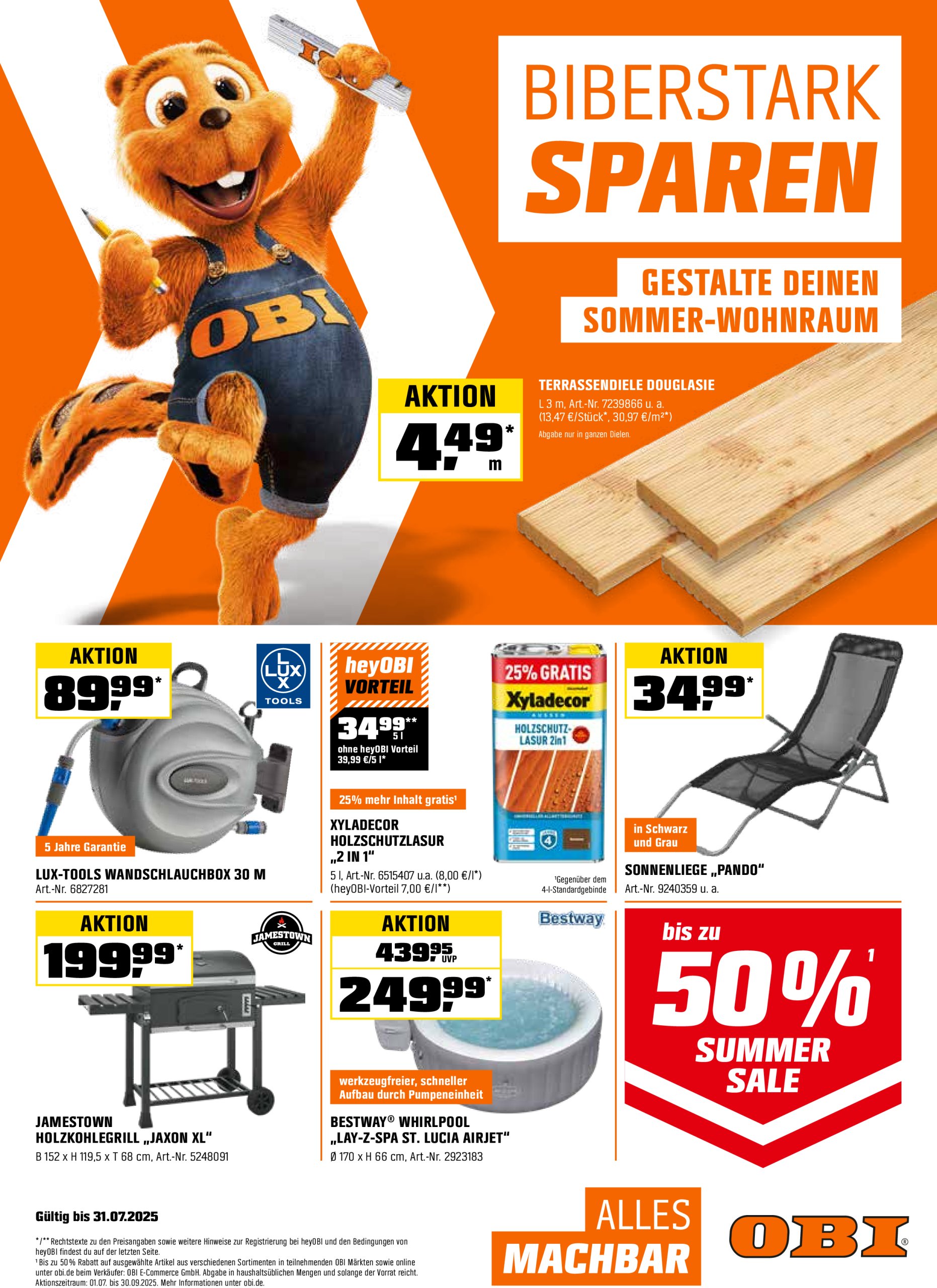 obi - Obi-Prospekt gültig vom 16.07. bis 31.07.