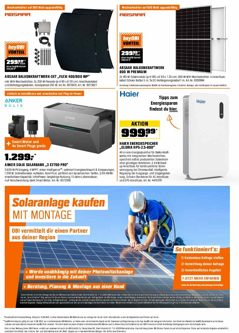 obi - Obi-Prospekt gültig vom 01.08. bis 14.08. - page: 23