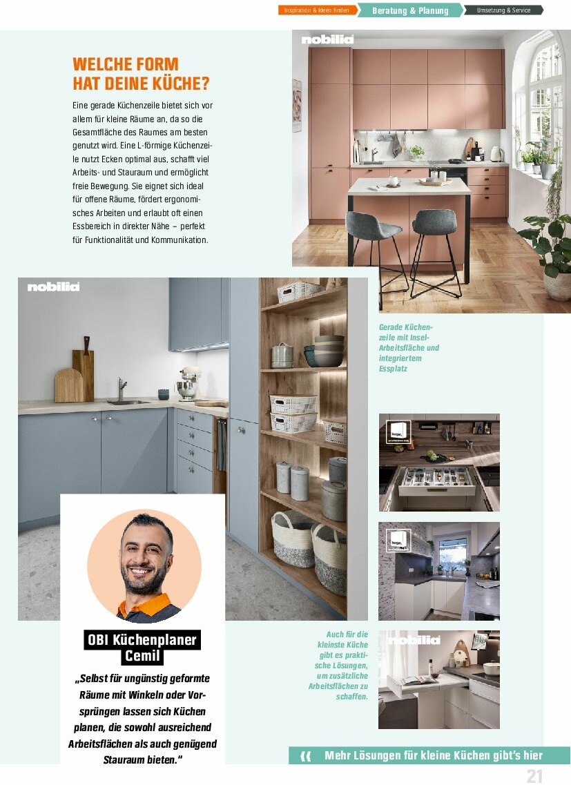 obi - Obi - Markenküchen-Prospekt gültig vom 30.07. bis 31.12. - page: 21