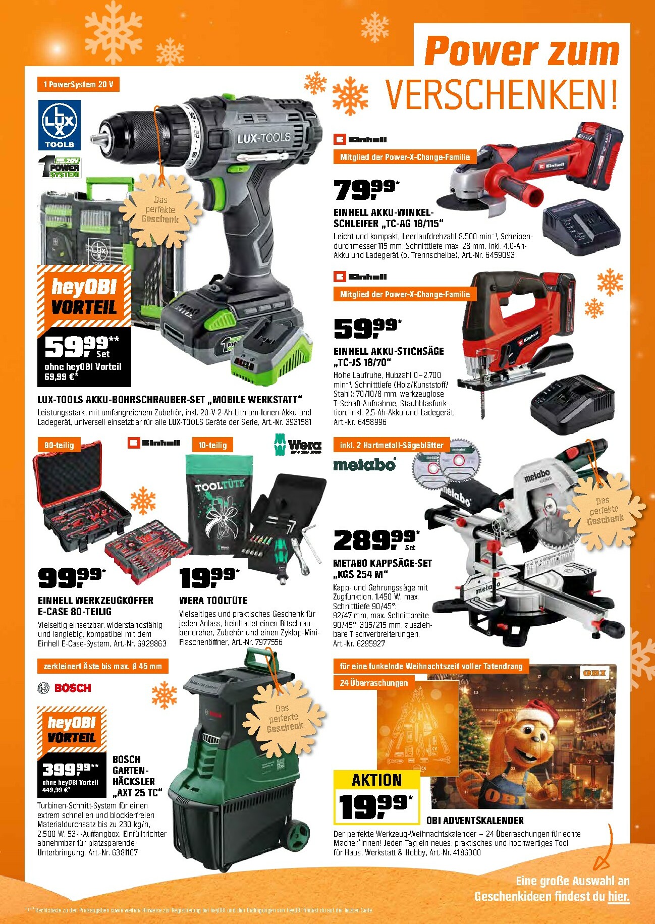 obi - Obi - Weihnachten-Prospekt gültig vom 01.11. bis 13.11. - page: 15