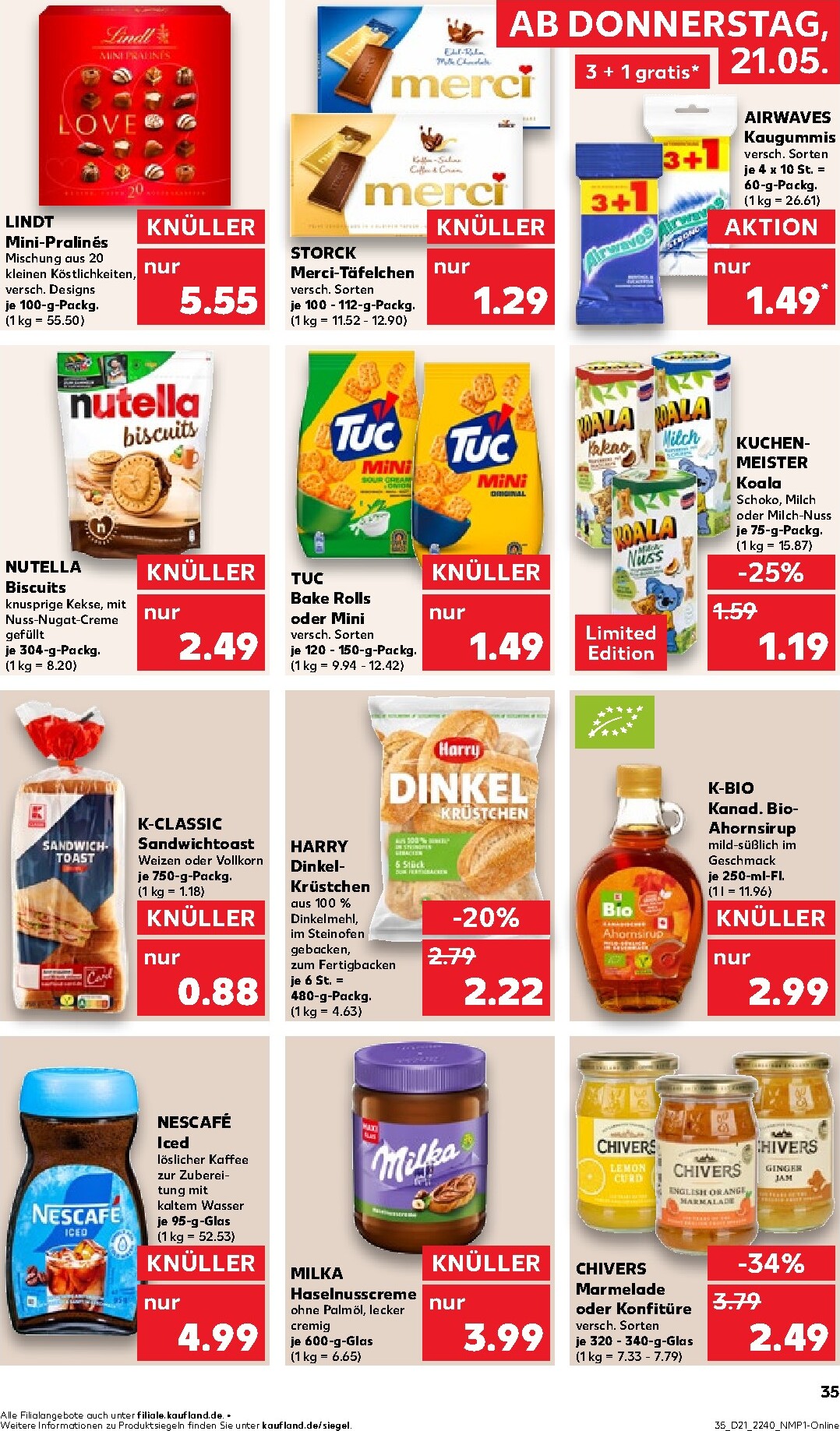 kaufland - Kaufland Prospekt nächste Woche – von Donnerstag 21.05.2026 bis Mittwoch 27.05.2026 - page: 35