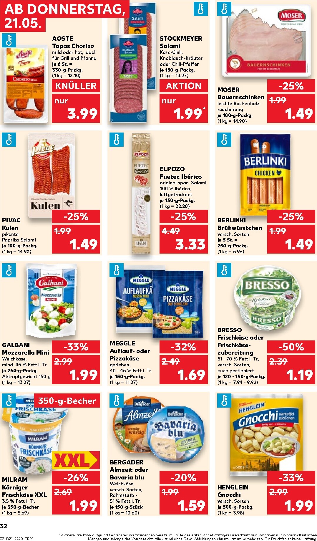 kaufland - Kaufland Prospekt nächste Woche – von Donnerstag 21.05.2026 bis Mittwoch 27.05.2026 - page: 32