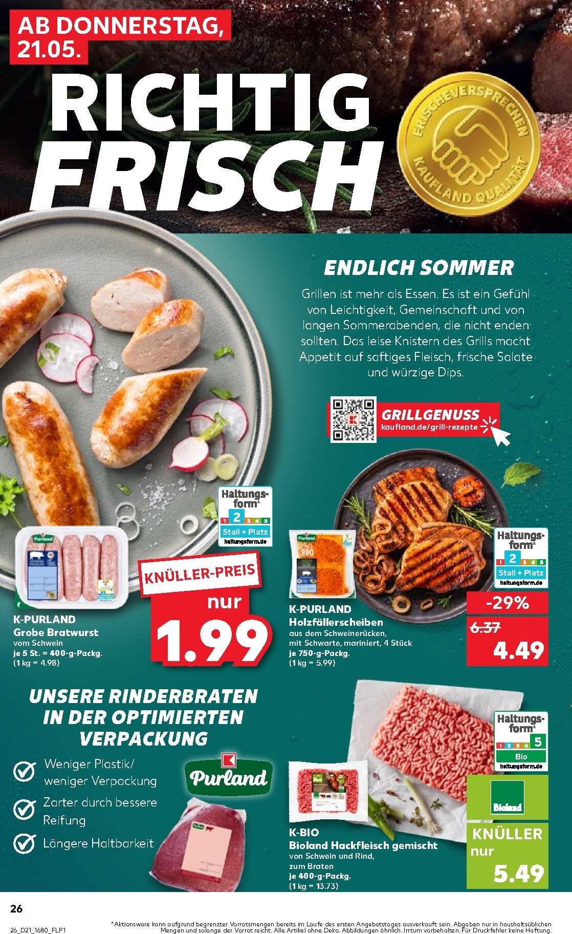 kaufland - Kaufland Prospekt nächste Woche – von Donnerstag 21.05.2026 bis Mittwoch 27.05.2026 - page: 26