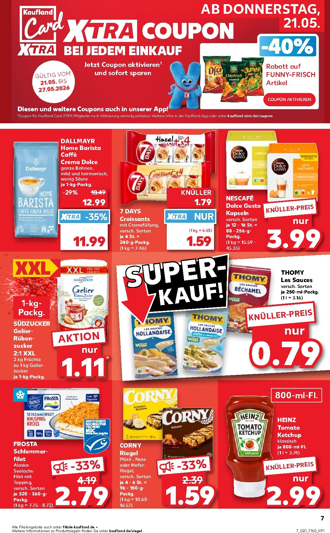 kaufland - Kaufland Prospekt nächste Woche – von Donnerstag 21.05.2026 bis Mittwoch 27.05.2026 - page: 7
