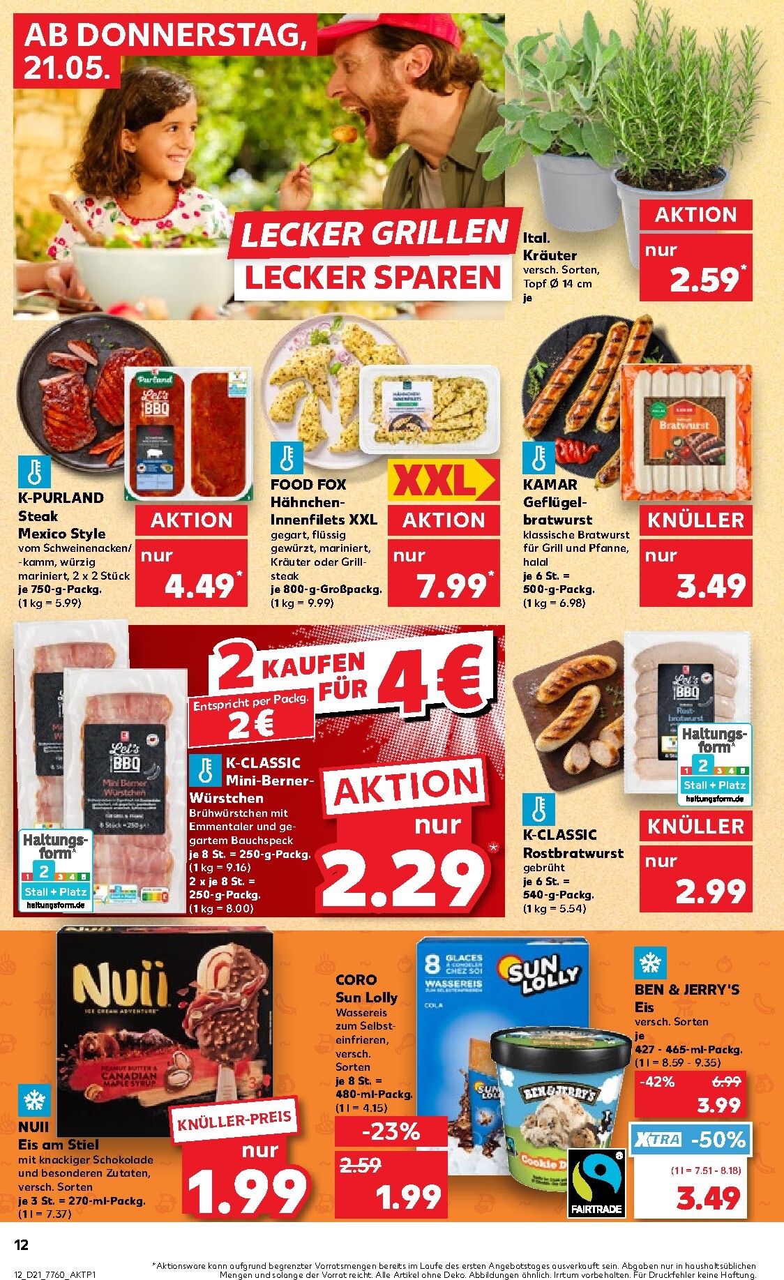 kaufland - Kaufland Prospekt nächste Woche – von Donnerstag 21.05.2026 bis Mittwoch 27.05.2026 - page: 12