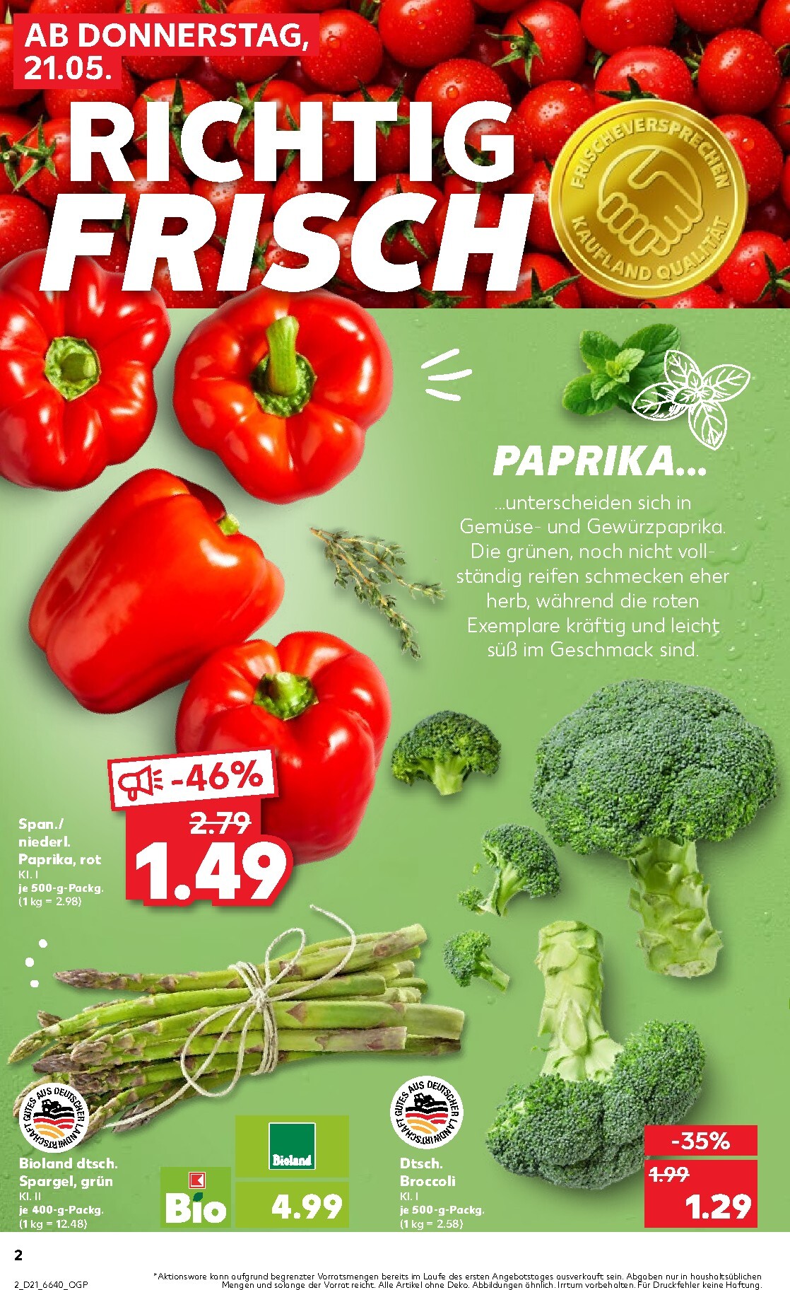 kaufland - Kaufland Prospekt nächste Woche – von Donnerstag 21.05.2026 bis Mittwoch 27.05.2026 - page: 2