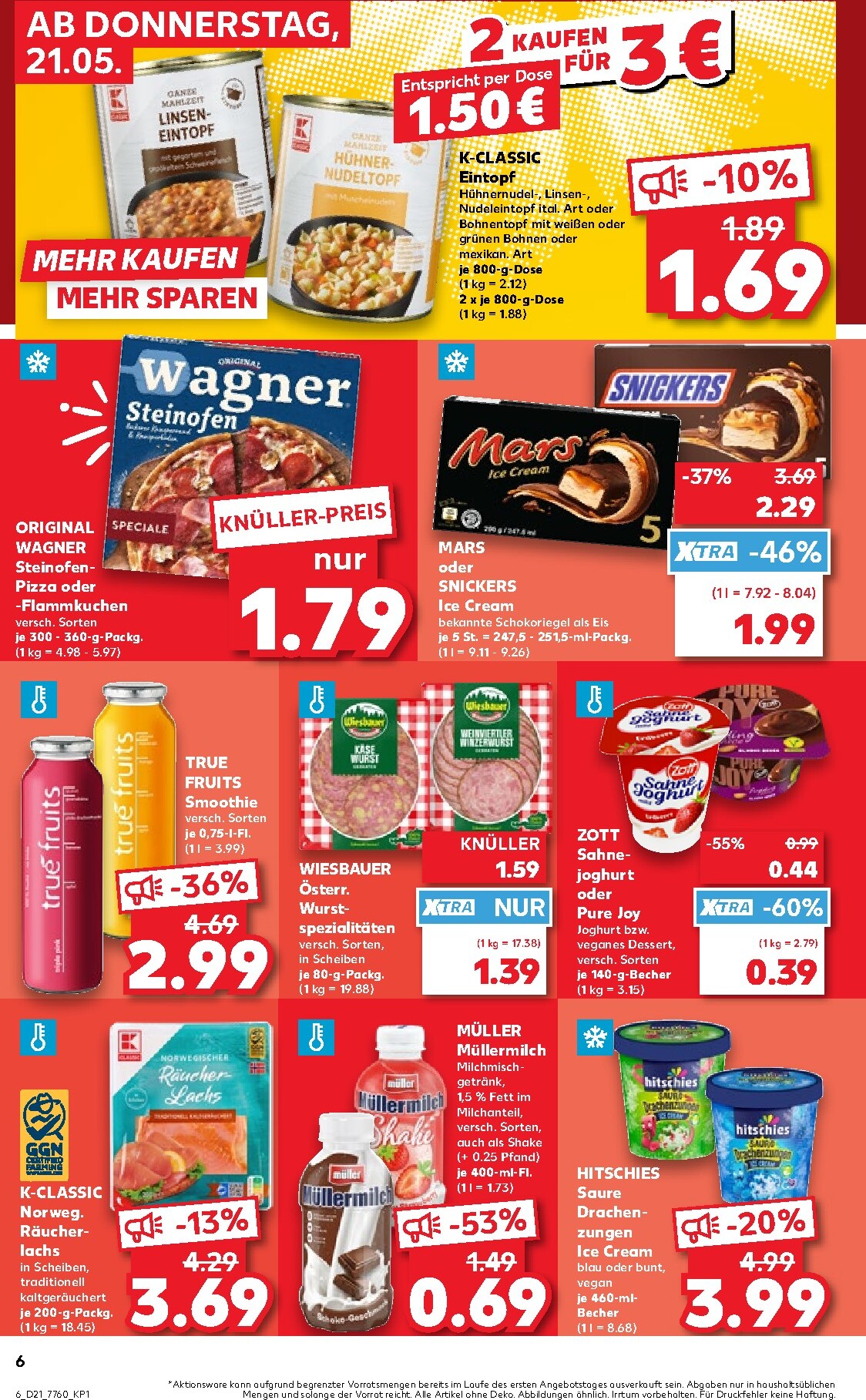 kaufland - Kaufland Prospekt nächste Woche – von Donnerstag 21.05.2026 bis Mittwoch 27.05.2026 - page: 6