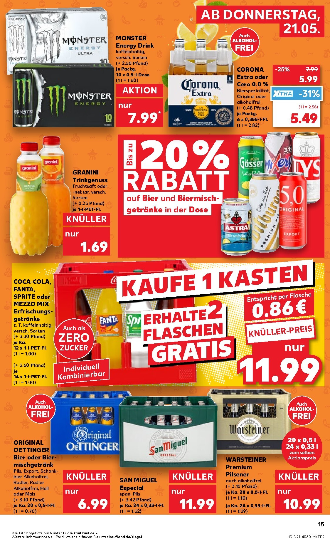 kaufland - Kaufland Prospekt nächste Woche – von Donnerstag 21.05.2026 bis Mittwoch 27.05.2026 - page: 15