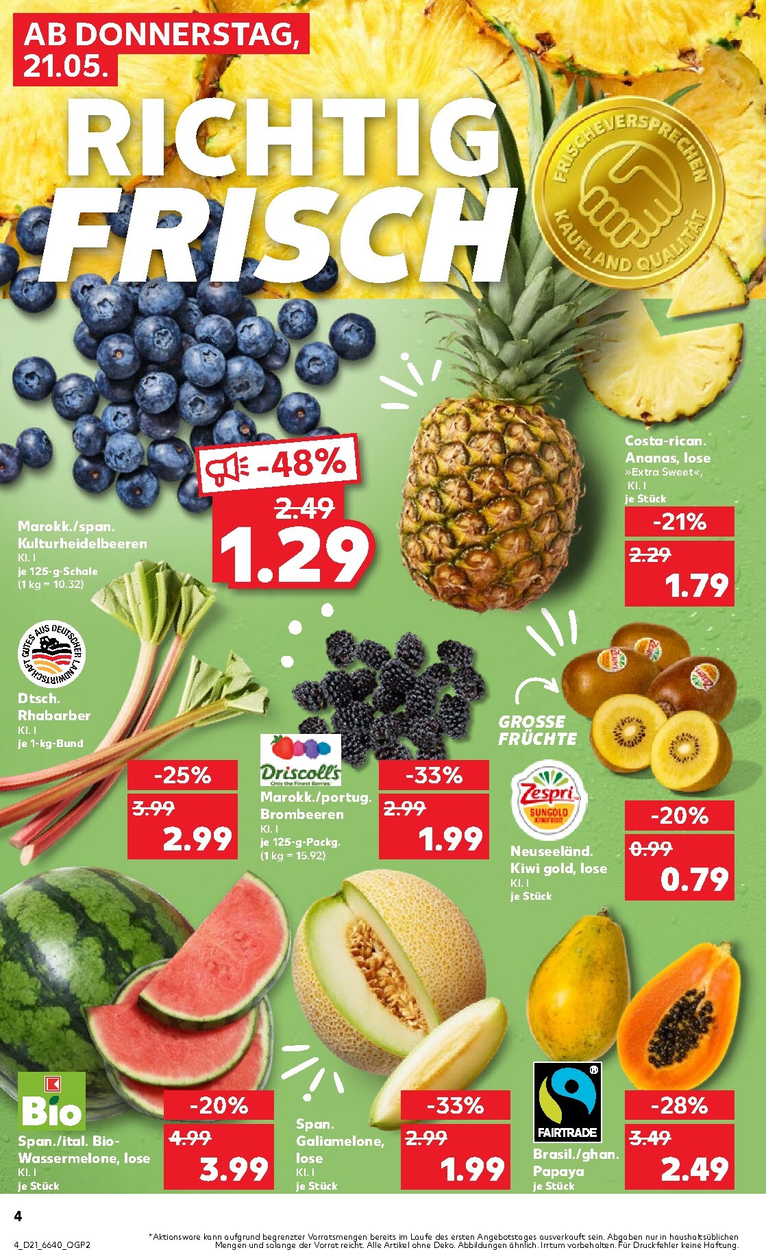 kaufland - Kaufland Prospekt nächste Woche – von Donnerstag 21.05.2026 bis Mittwoch 27.05.2026 - page: 4