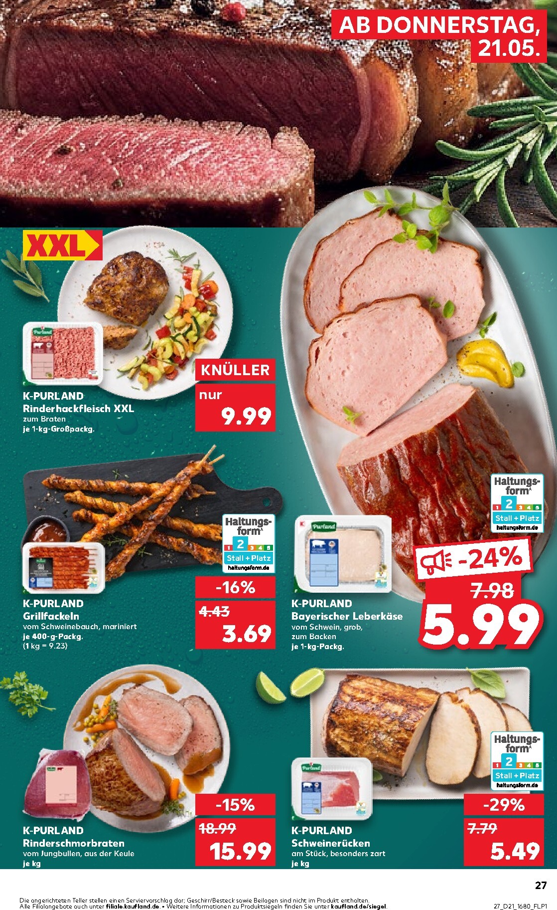 kaufland - Kaufland Prospekt nächste Woche – von Donnerstag 21.05.2026 bis Mittwoch 27.05.2026 - page: 27
