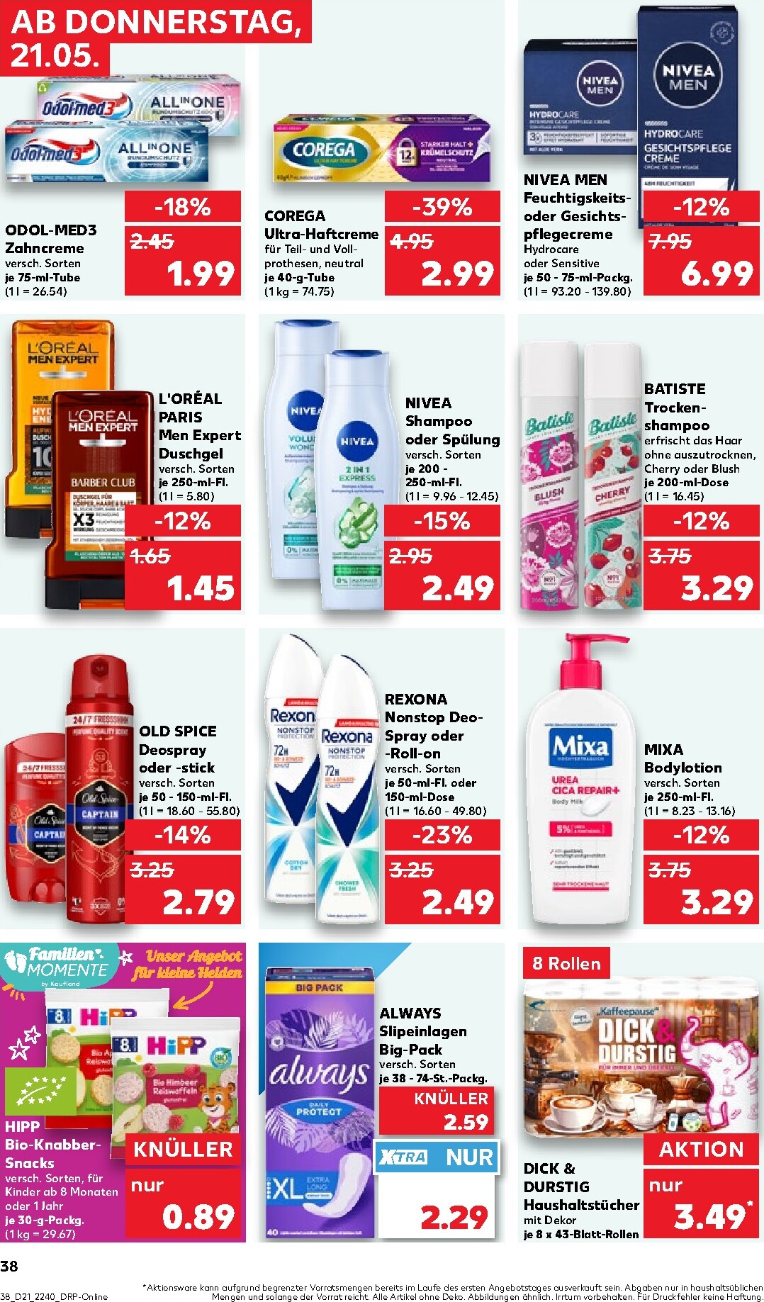 kaufland - Kaufland Prospekt nächste Woche – von Donnerstag 21.05.2026 bis Mittwoch 27.05.2026 - page: 38