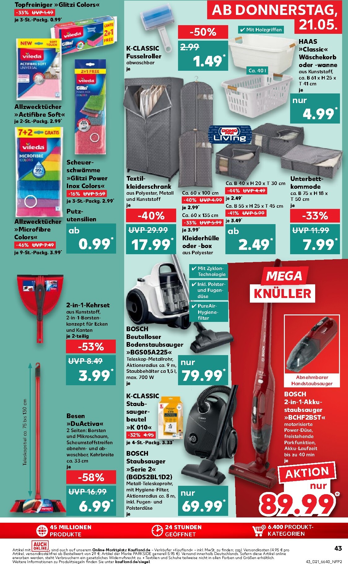 kaufland - Kaufland Prospekt nächste Woche – von Donnerstag 21.05.2026 bis Mittwoch 27.05.2026 - page: 43