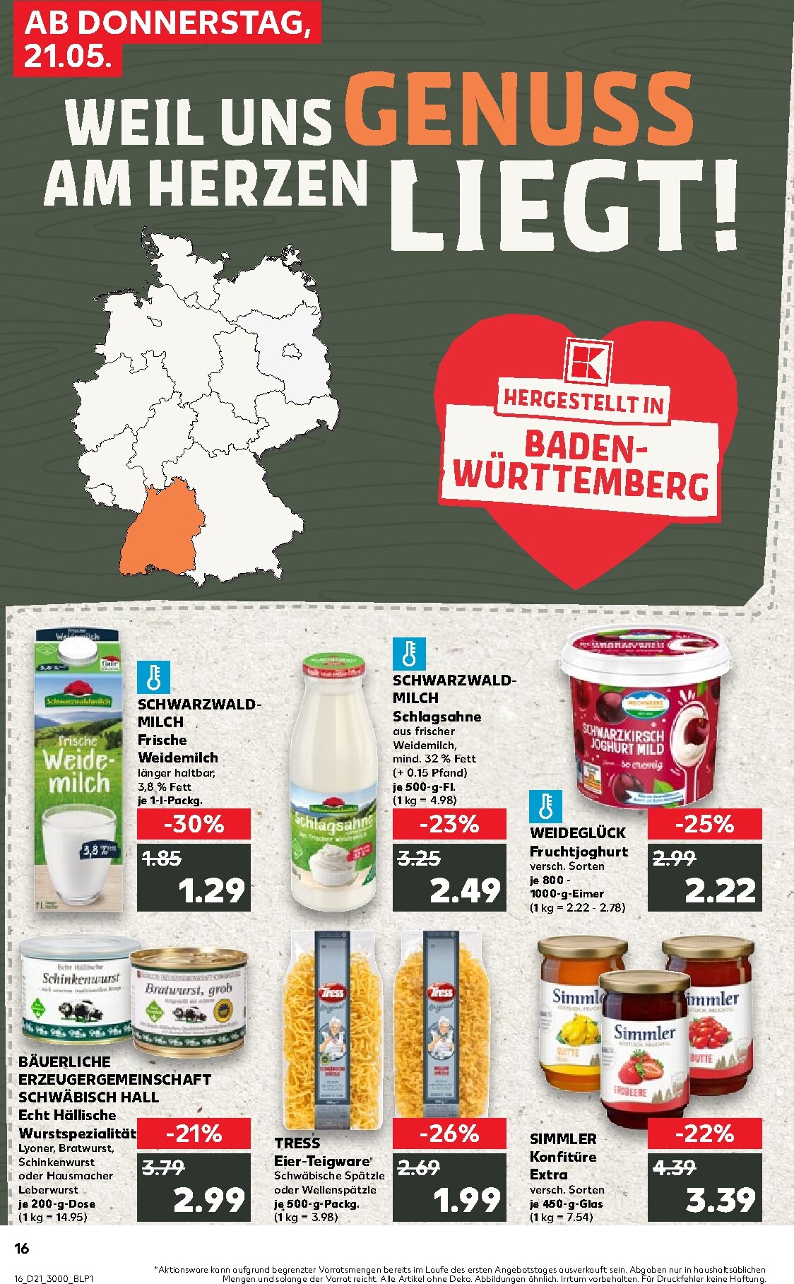 kaufland - Kaufland Prospekt nächste Woche – von Donnerstag 21.05.2026 bis Mittwoch 27.05.2026 - page: 16