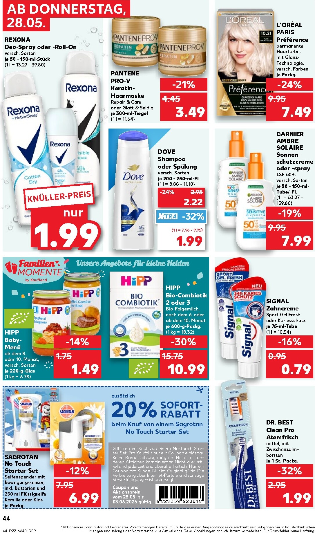 kaufland - Kaufland Prospekt nächste Woche – von Donnerstag 28.05.2026 bis Mittwoch 03.06.2026 - page: 44
