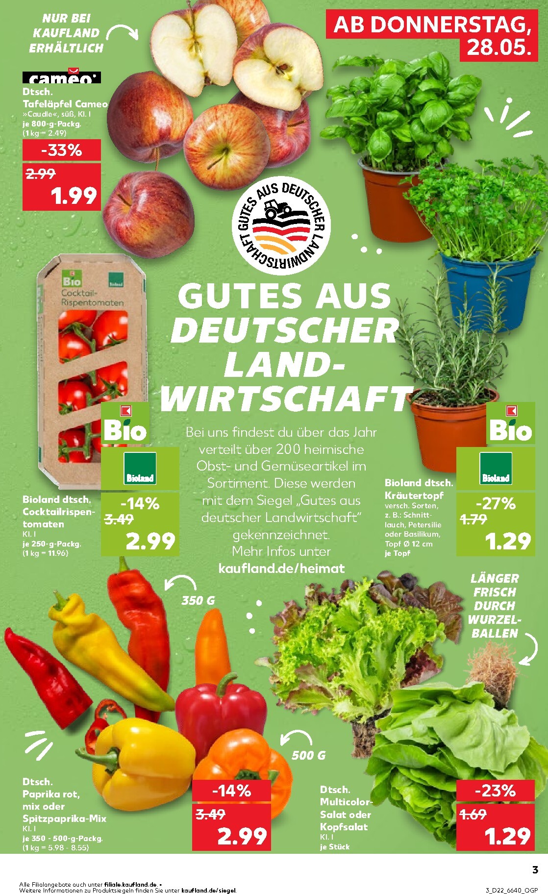 kaufland - Kaufland Prospekt nächste Woche – von Donnerstag 28.05.2026 bis Mittwoch 03.06.2026 - page: 3