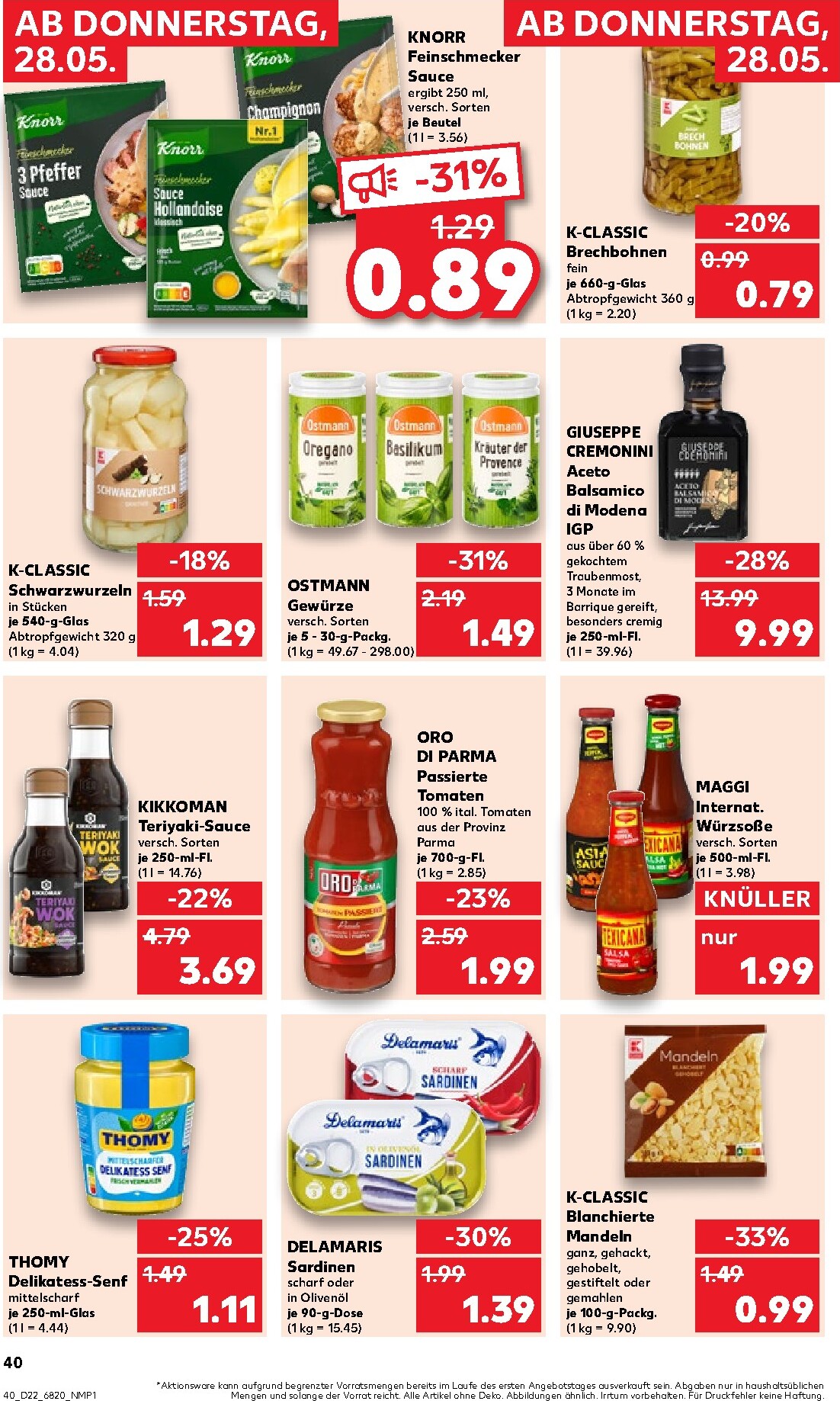 kaufland - Kaufland Prospekt nächste Woche – von Donnerstag 28.05.2026 bis Mittwoch 03.06.2026 - page: 40