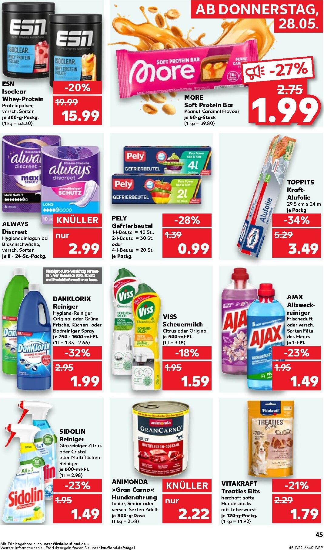 kaufland - Kaufland Prospekt nächste Woche – von Donnerstag 28.05.2026 bis Mittwoch 03.06.2026 - page: 45