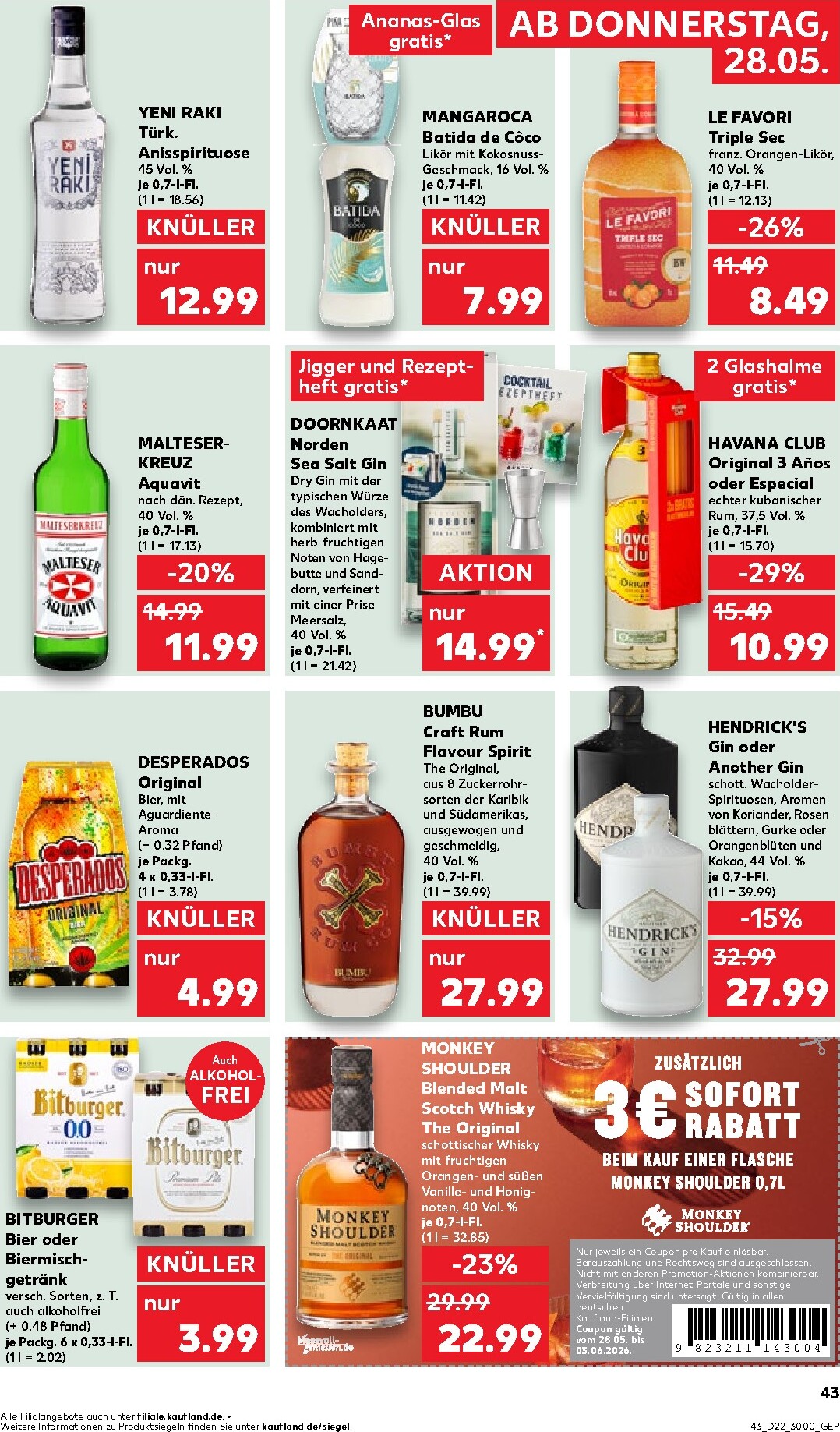 kaufland - Kaufland Prospekt nächste Woche – von Donnerstag 28.05.2026 bis Mittwoch 03.06.2026 - page: 43