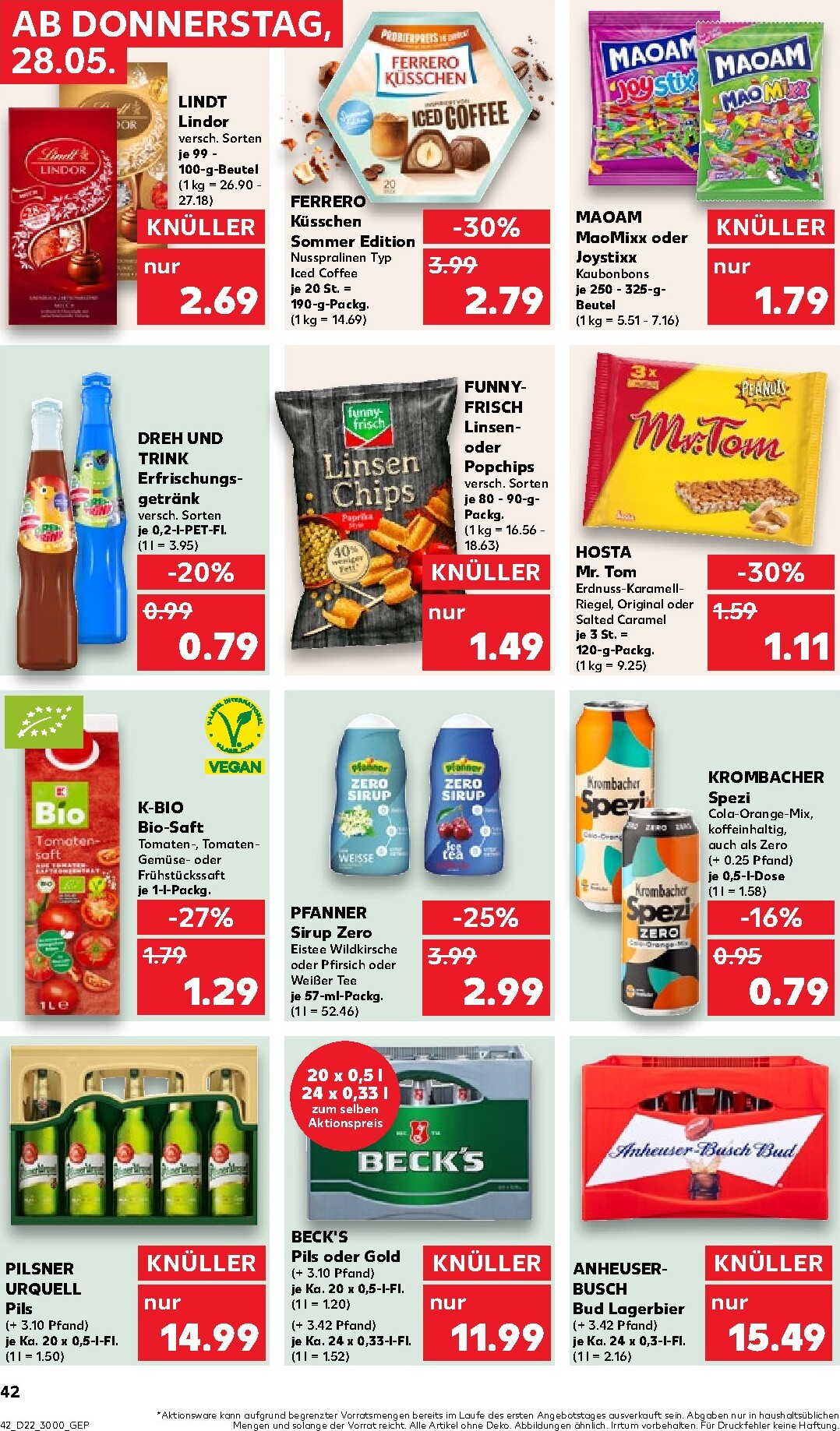 kaufland - Kaufland Prospekt nächste Woche – von Donnerstag 28.05.2026 bis Mittwoch 03.06.2026 - page: 42