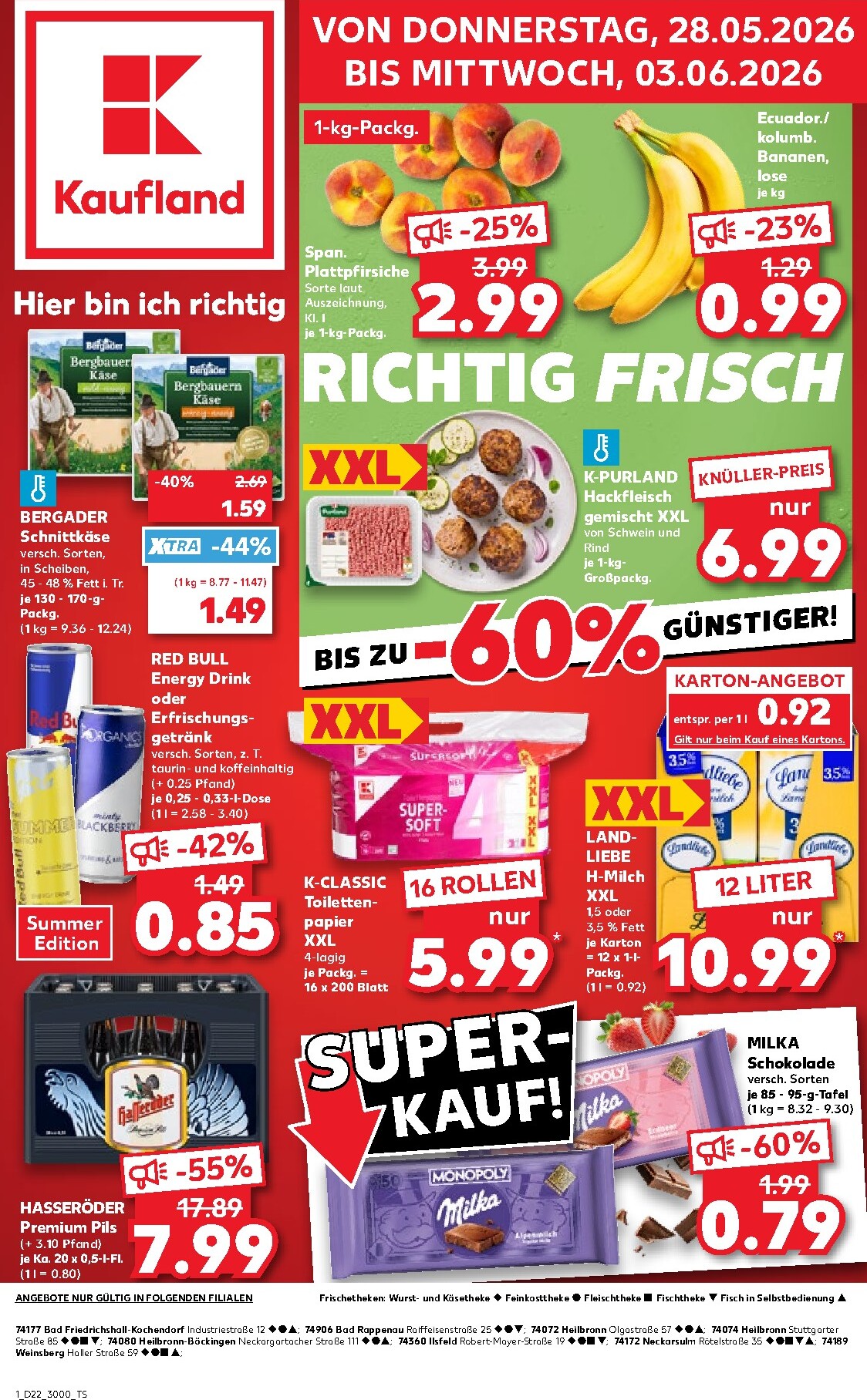 kaufland - Kaufland Prospekt nächste Woche – von Donnerstag 28.05.2026 bis Mittwoch 03.06.2026