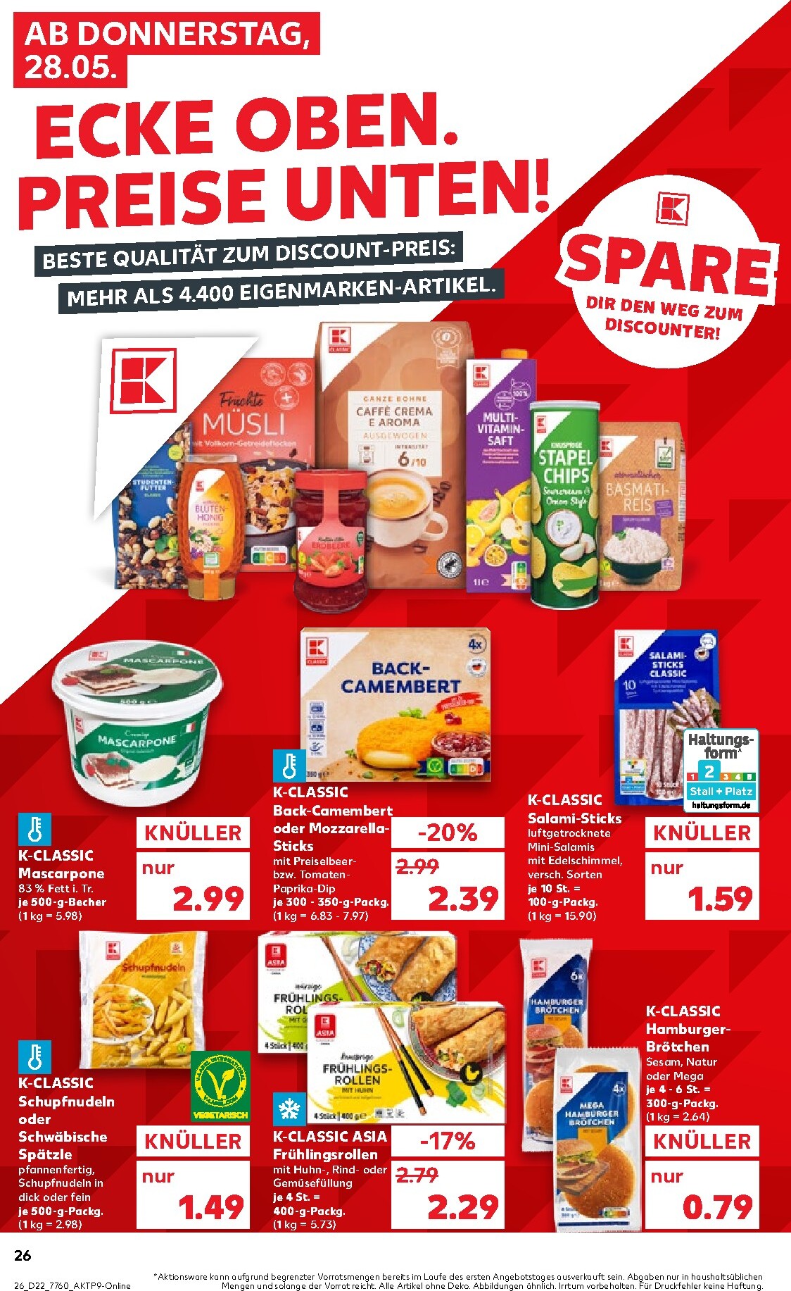 kaufland - Kaufland Prospekt nächste Woche – von Donnerstag 28.05.2026 bis Mittwoch 03.06.2026 - page: 26