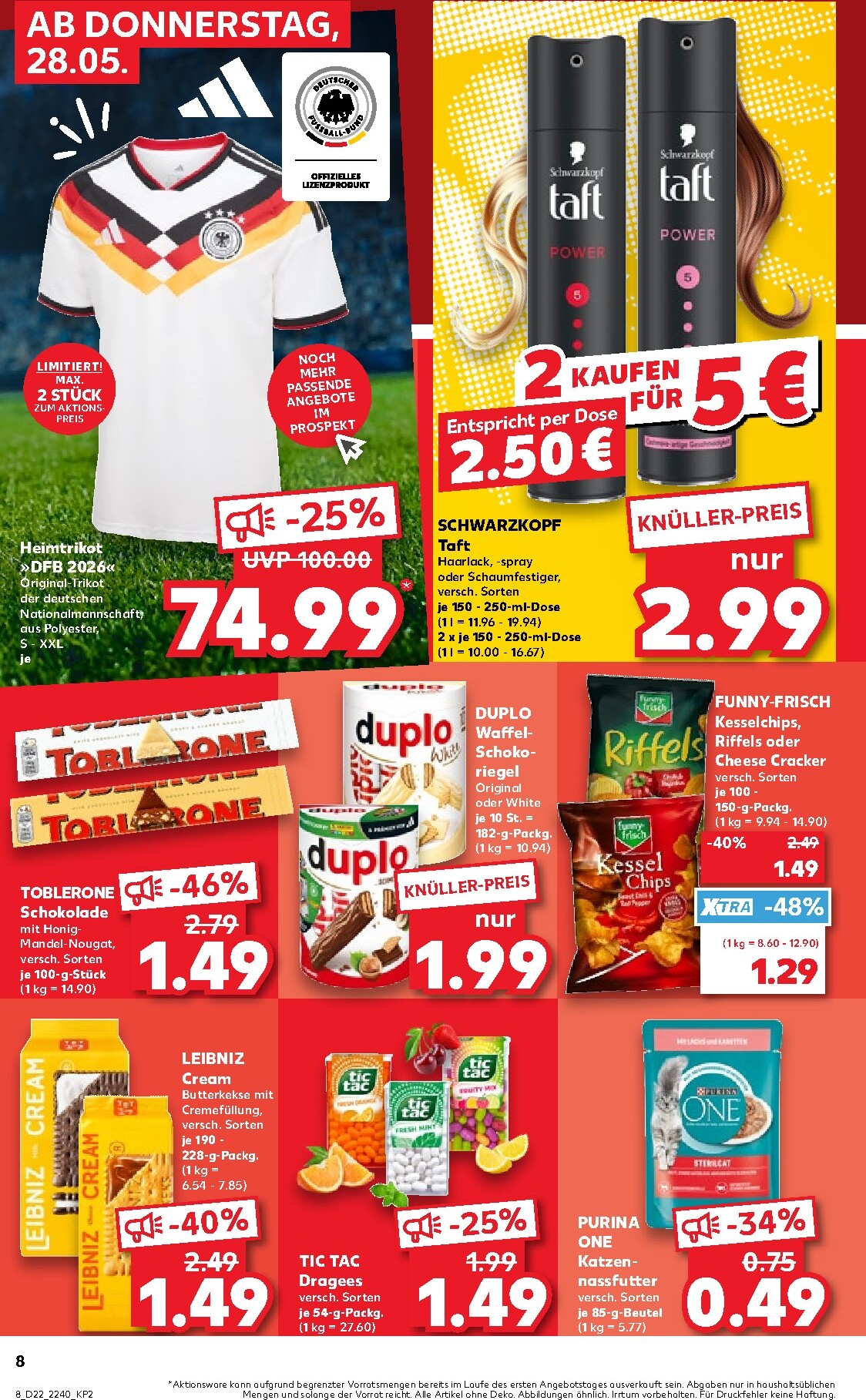 kaufland - Kaufland Prospekt nächste Woche – von Donnerstag 28.05.2026 bis Mittwoch 03.06.2026 - page: 8