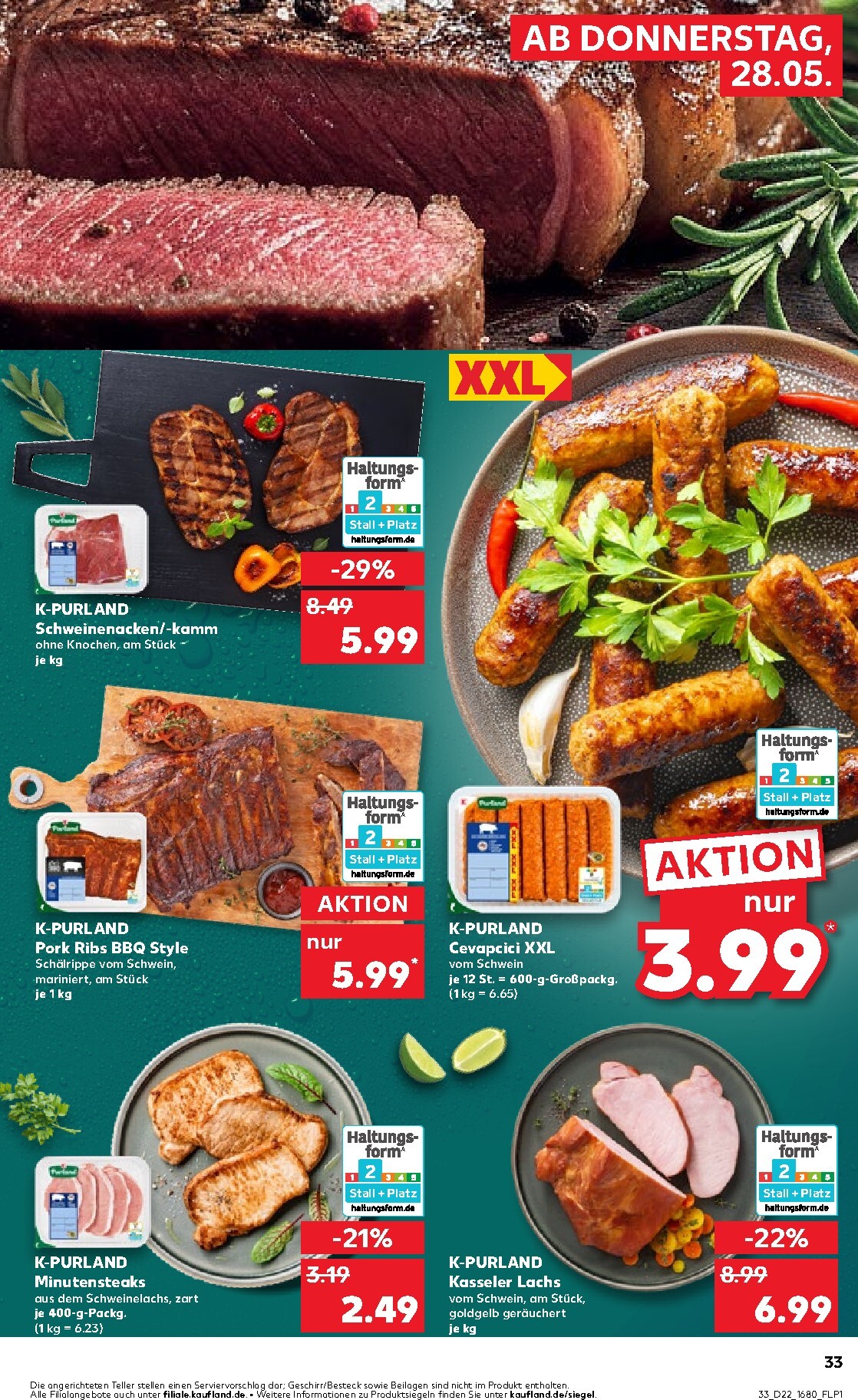 kaufland - Kaufland Prospekt nächste Woche – von Donnerstag 28.05.2026 bis Mittwoch 03.06.2026 - page: 33