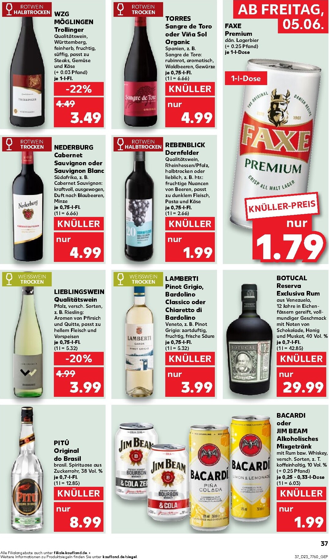 kaufland - Kaufland Prospekt nächste Woche – von Freitag 05.06.2026 bis Mittwoch 10.06.2026 - page: 37