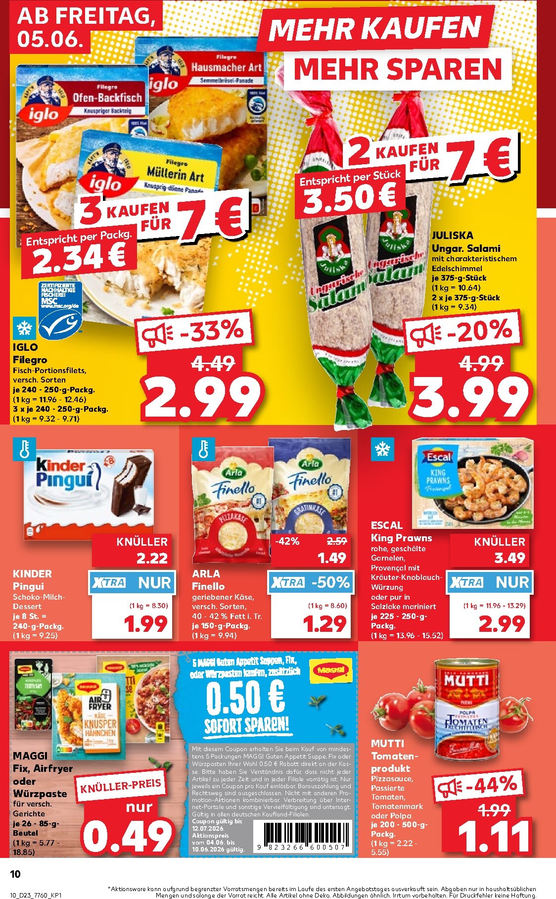 kaufland - Kaufland Prospekt nächste Woche – von Freitag 05.06.2026 bis Mittwoch 10.06.2026 - page: 10