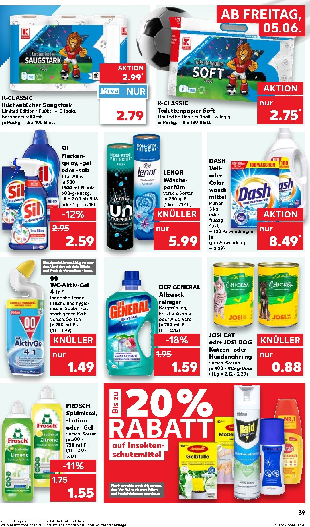 kaufland - Kaufland Prospekt nächste Woche – von Freitag 05.06.2026 bis Mittwoch 10.06.2026 - page: 39