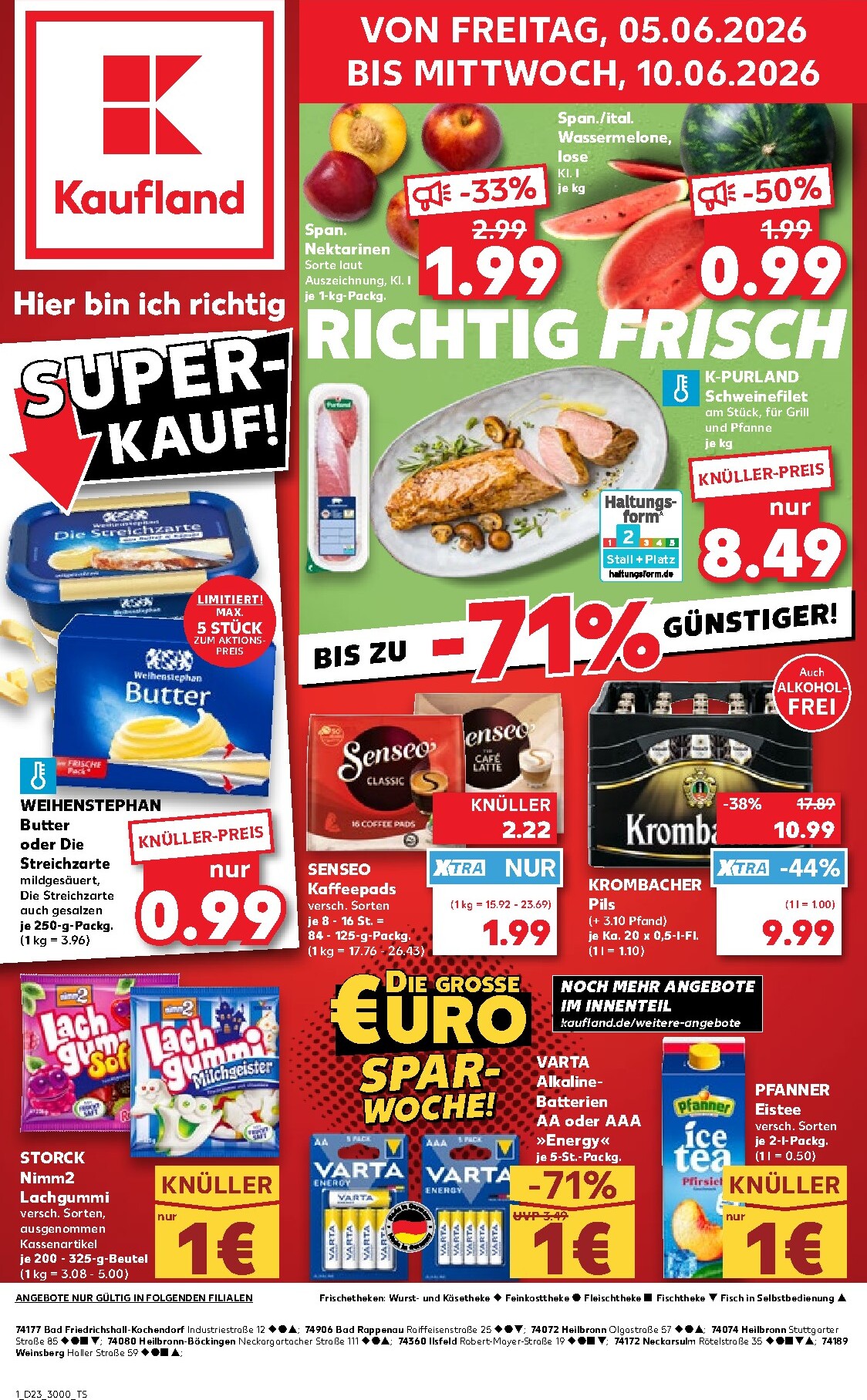 kaufland - Kaufland Prospekt nächste Woche – von Freitag 05.06.2026 bis Mittwoch 10.06.2026 - page: 1
