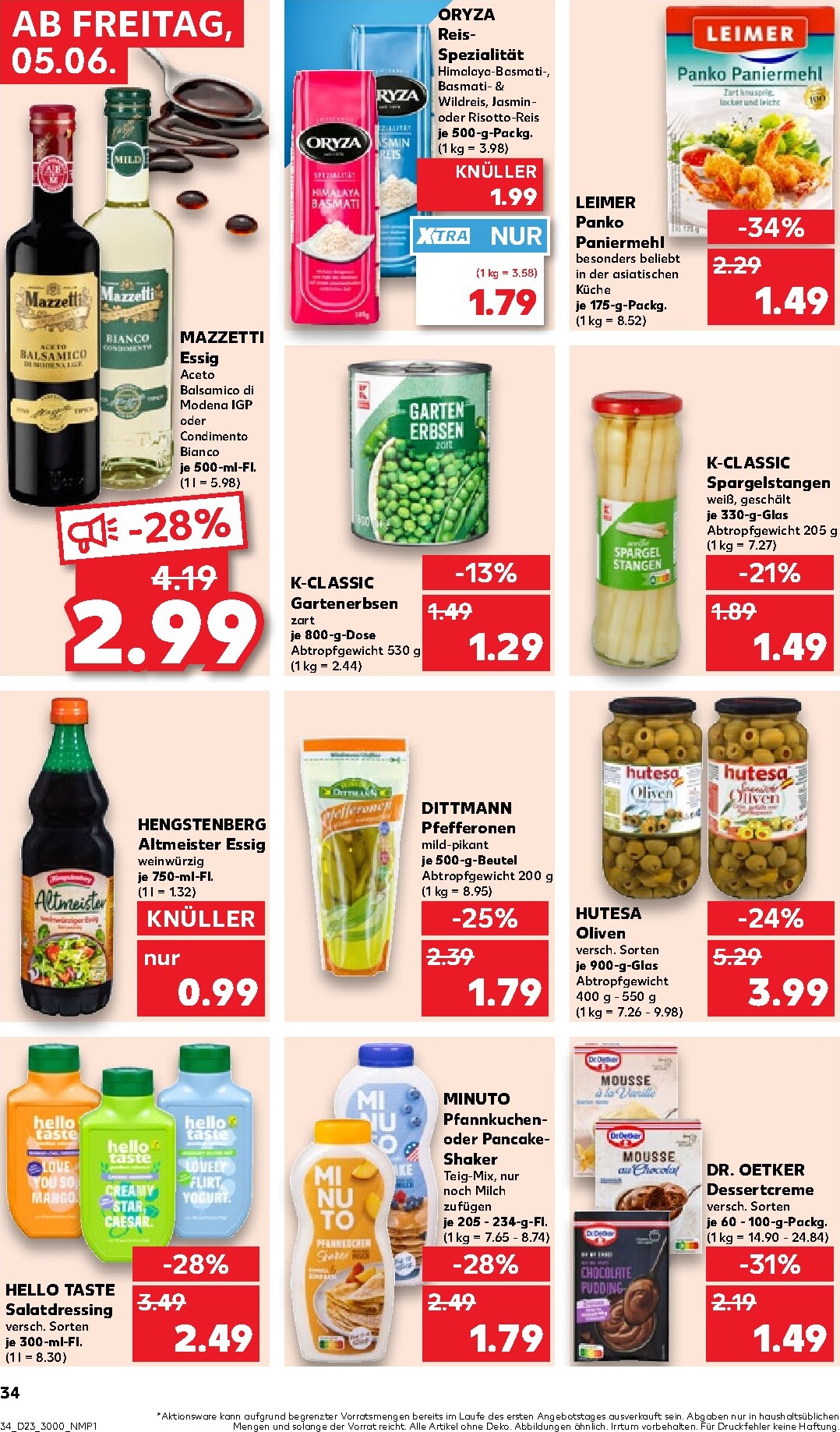 kaufland - Kaufland Prospekt nächste Woche – von Freitag 05.06.2026 bis Mittwoch 10.06.2026 - page: 34