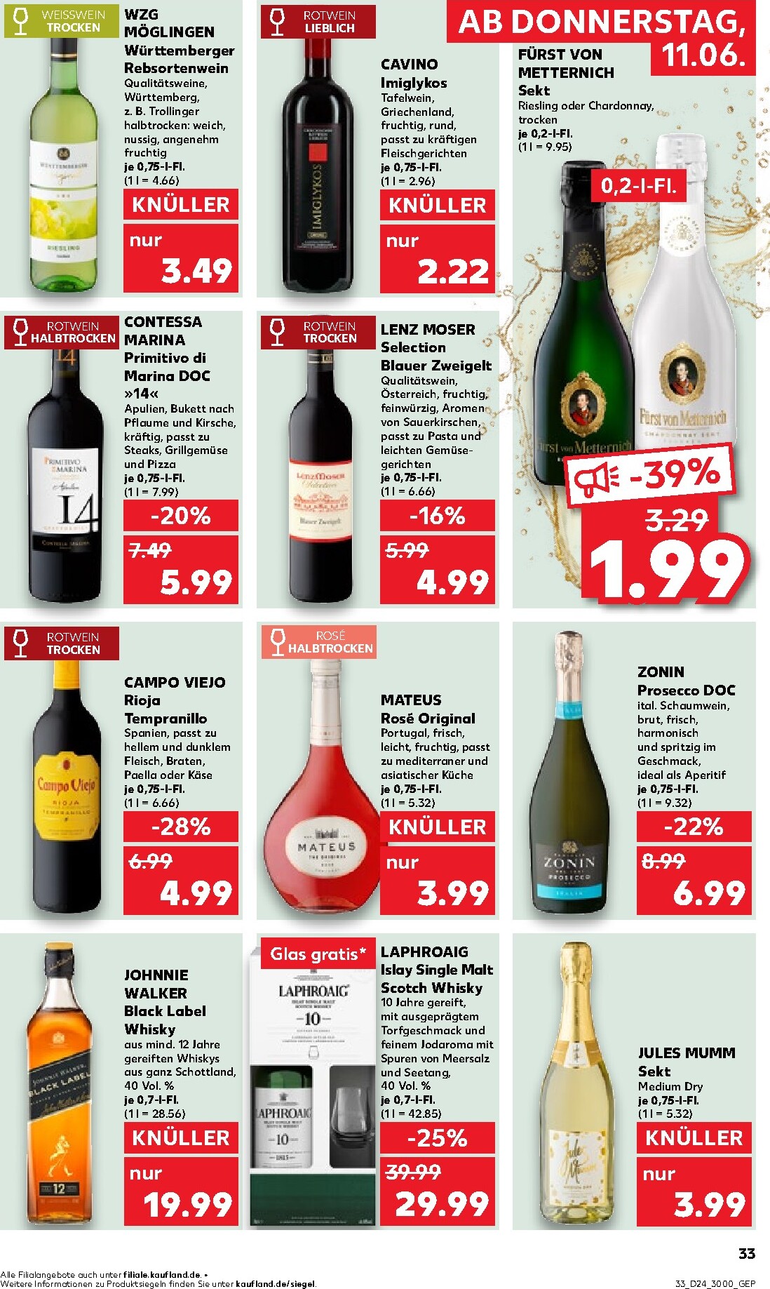 kaufland - Kaufland Prospekt nächste Woche – von Donnerstag 11.06.2026 bis Mittwoch 17.06.2026 - page: 33