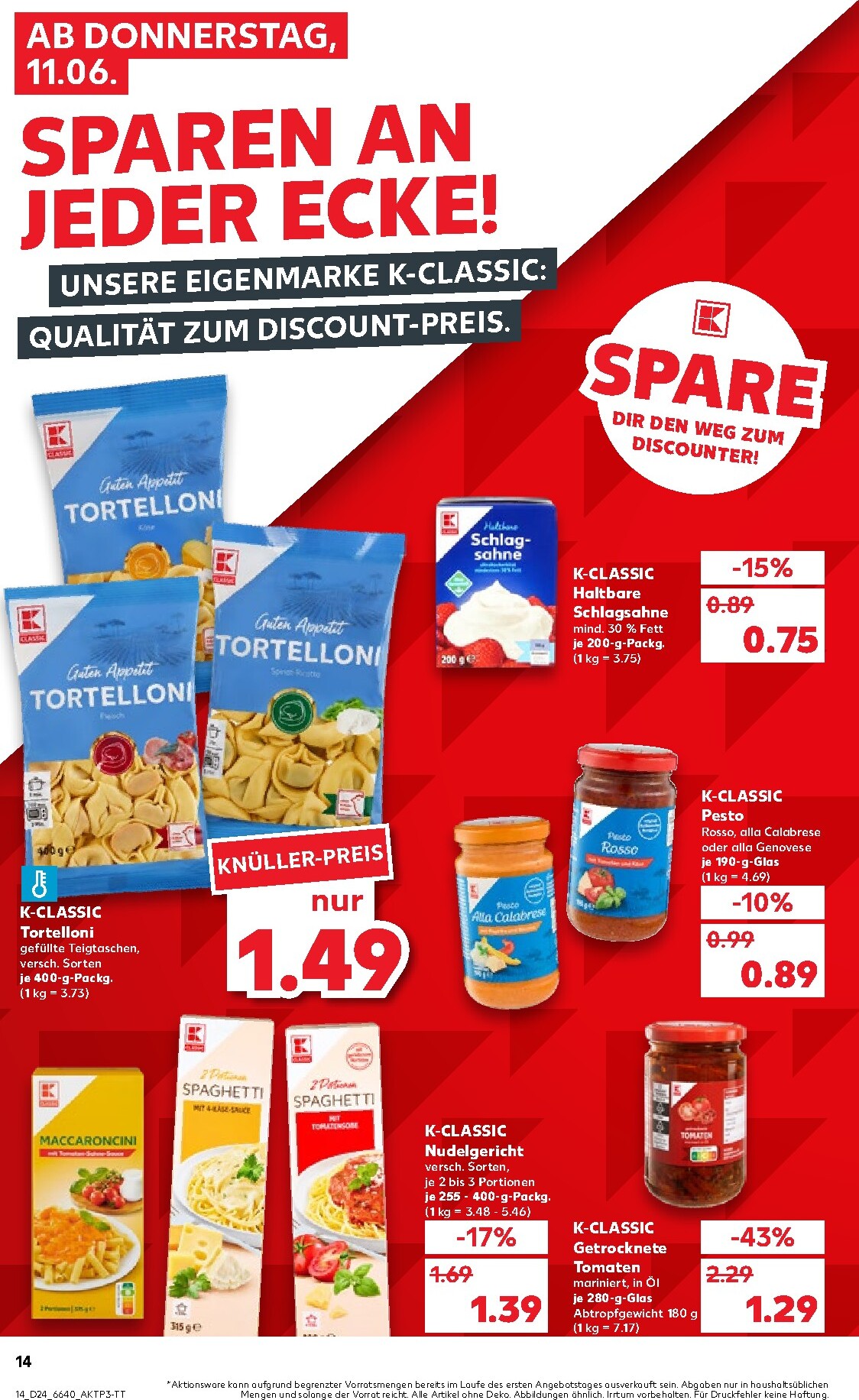 kaufland - Kaufland Prospekt nächste Woche – von Donnerstag 11.06.2026 bis Mittwoch 17.06.2026 - page: 14