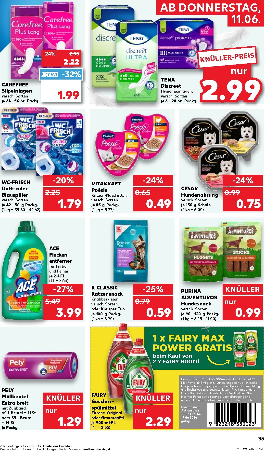 kaufland - Kaufland Prospekt nächste Woche – von Donnerstag 11.06.2026 bis Mittwoch 17.06.2026 - page: 35