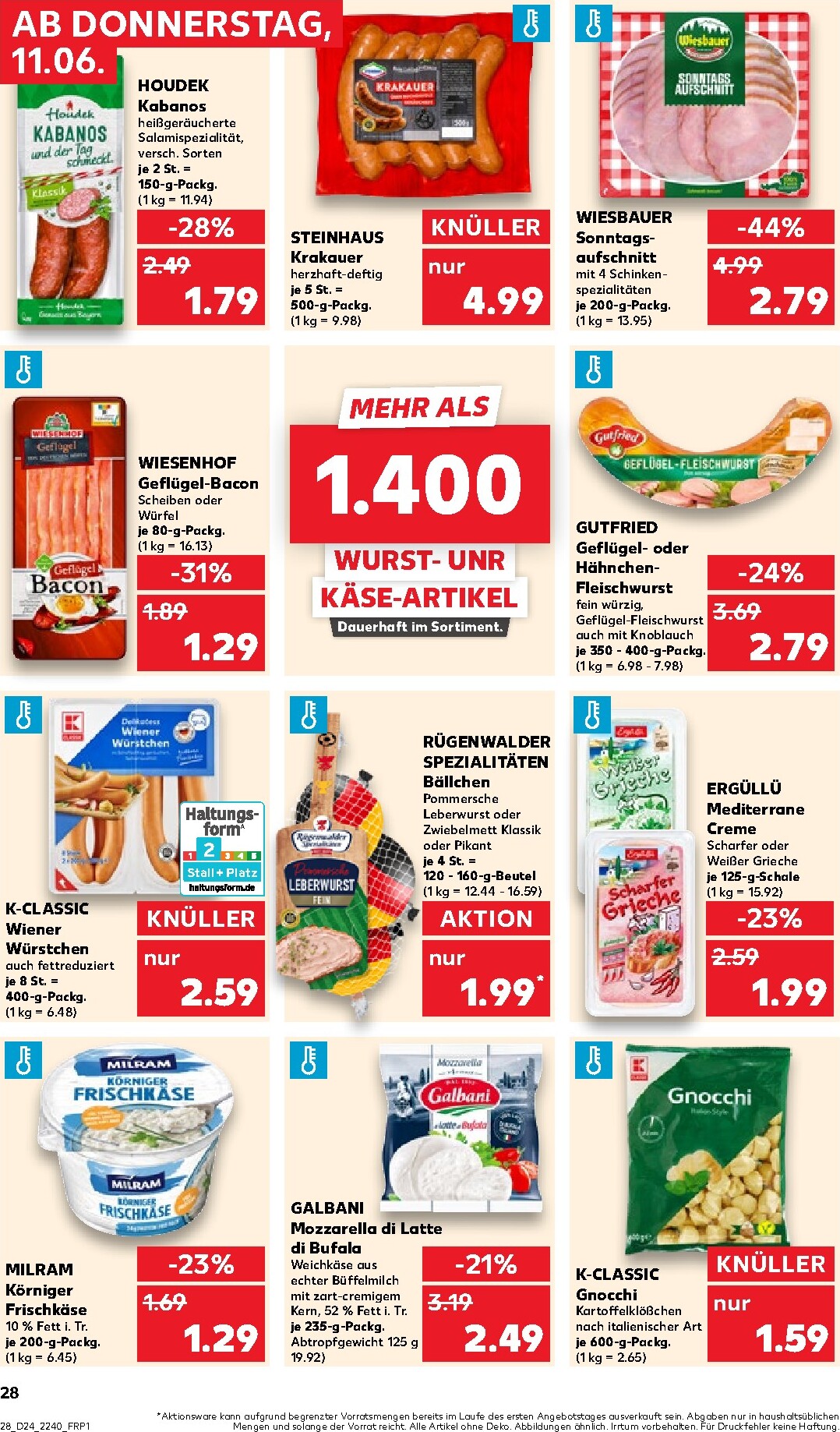 kaufland - Kaufland Prospekt nächste Woche – von Donnerstag 11.06.2026 bis Mittwoch 17.06.2026 - page: 28