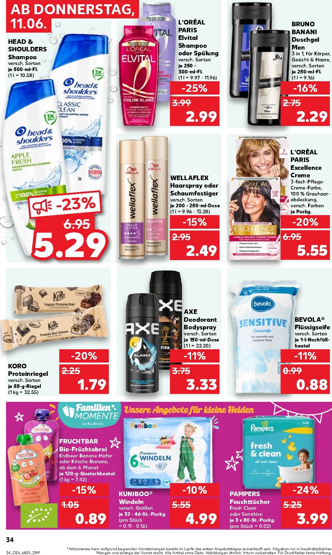 kaufland - Kaufland Prospekt nächste Woche – von Donnerstag 11.06.2026 bis Mittwoch 17.06.2026 - page: 34