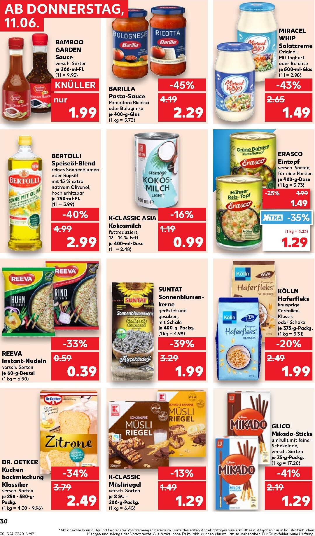 kaufland - Kaufland Prospekt nächste Woche – von Donnerstag 11.06.2026 bis Mittwoch 17.06.2026 - page: 30
