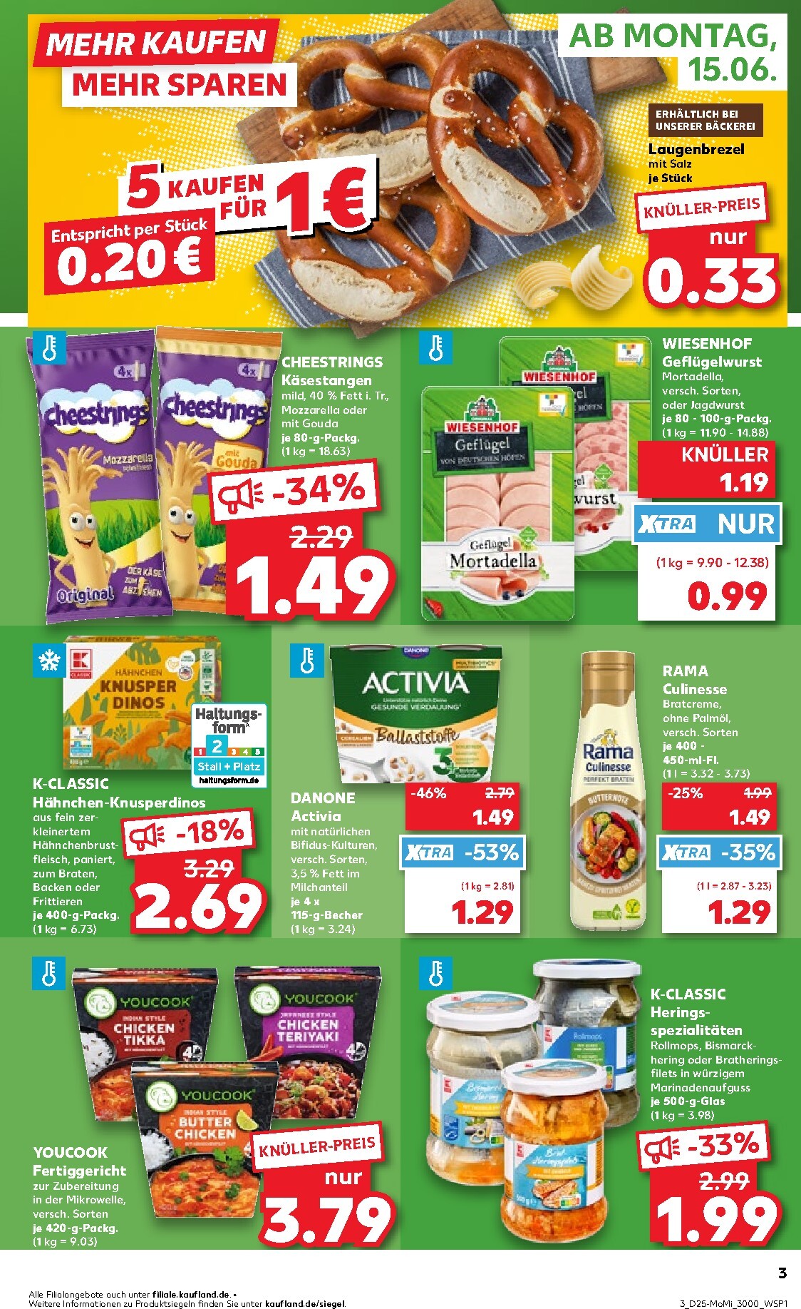 kaufland - Kaufland - Angebote ab Montag Prospekt nächste Woche – von Montag 15.06.2026 bis Mittwoch 17.06.2026 - page: 3