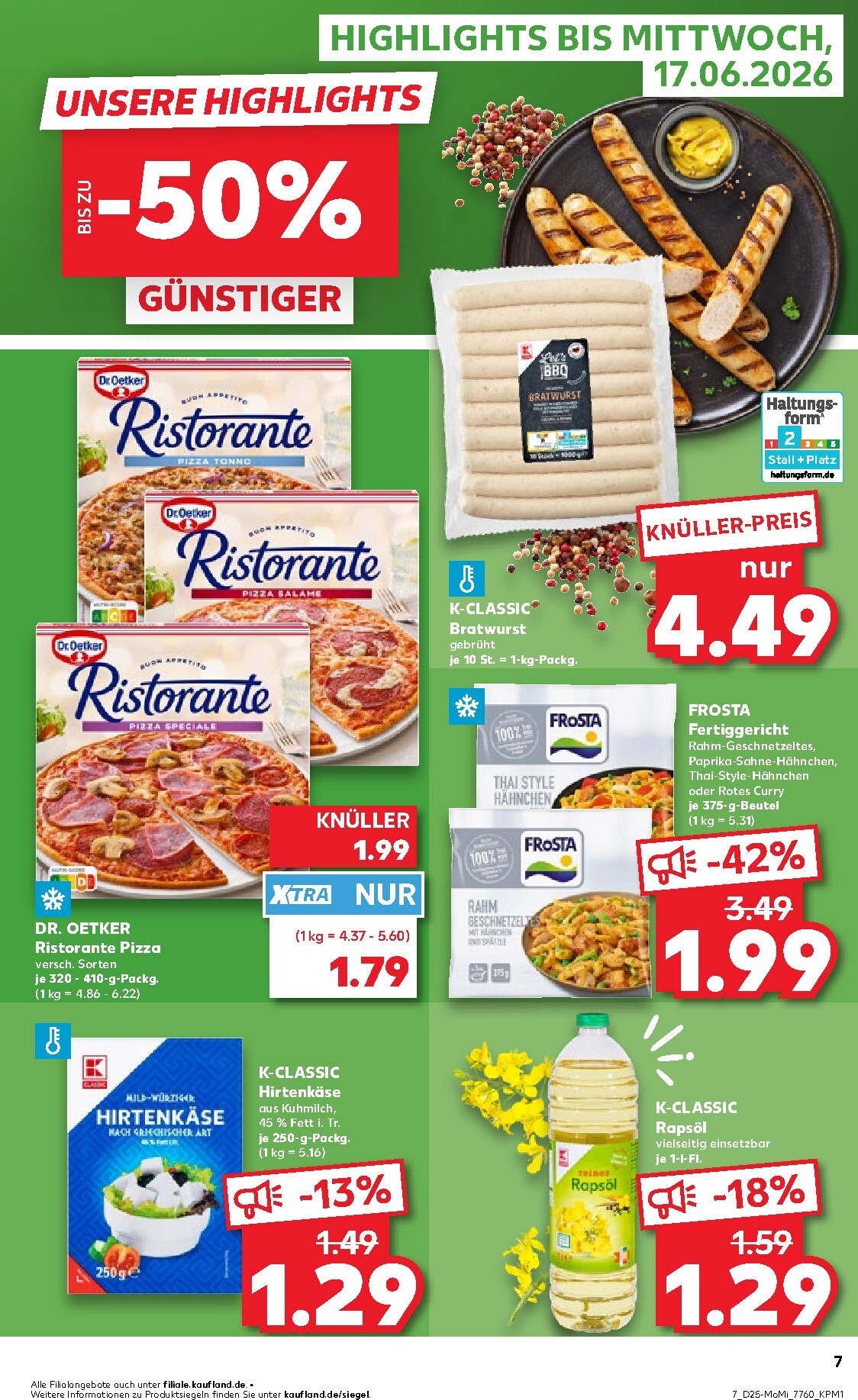 kaufland - Kaufland - Angebote ab Montag Prospekt nächste Woche – von Montag 15.06.2026 bis Mittwoch 17.06.2026 - page: 7