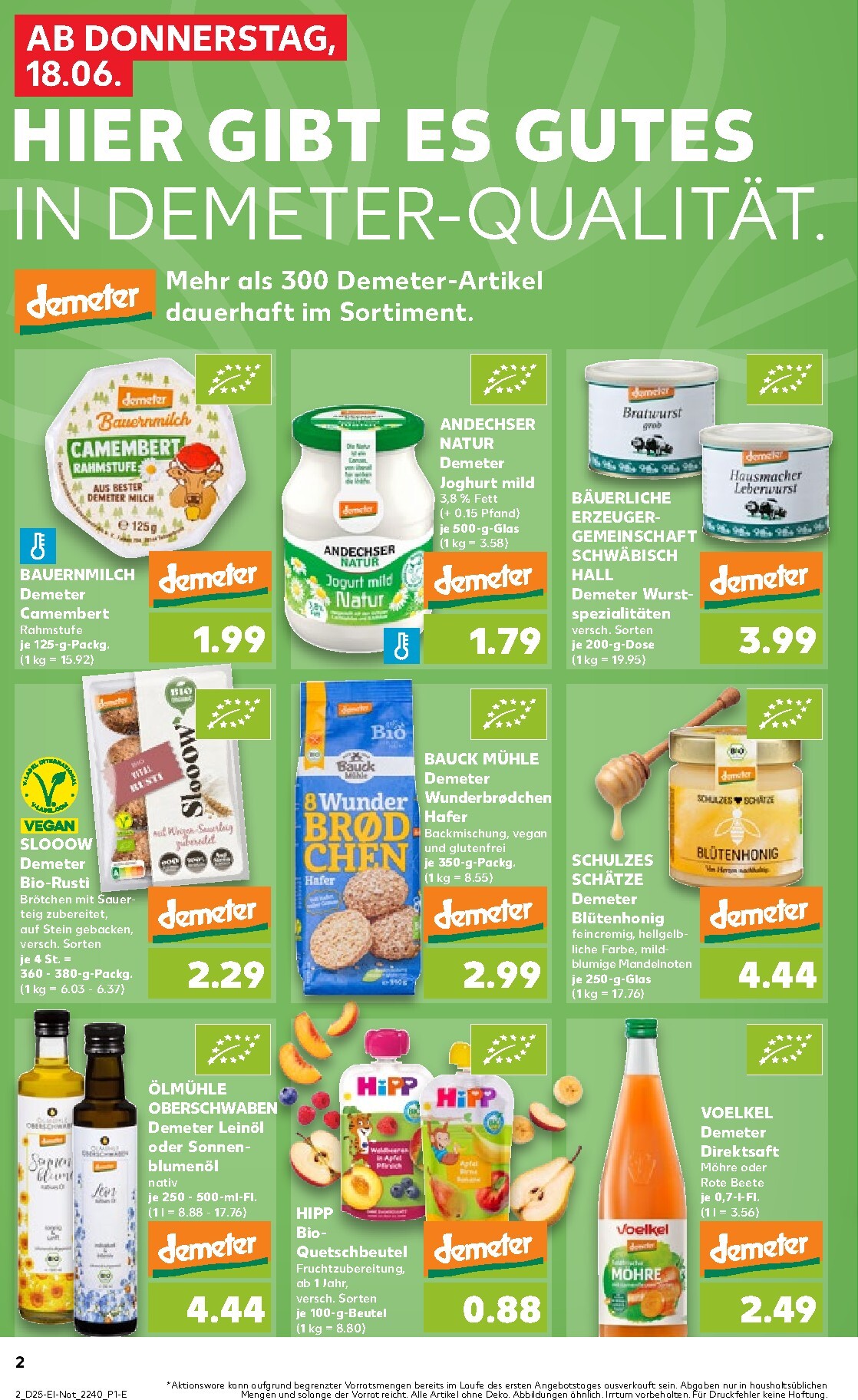 kaufland - Kaufland Prospekt nächste Woche – von Donnerstag 18.06.2026 bis Mittwoch 24.06.2026 - page: 2