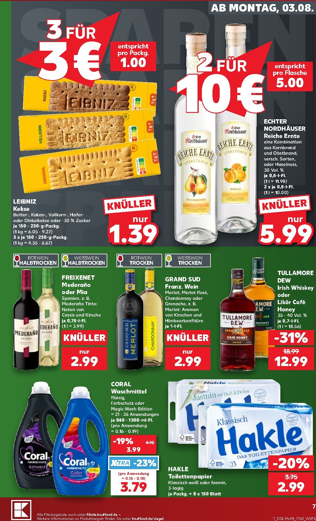 kaufland - Kaufland Prospekt nächste Woche – von Samstag 01.08.2026 bis Montag 31.08.2026 - page: 7