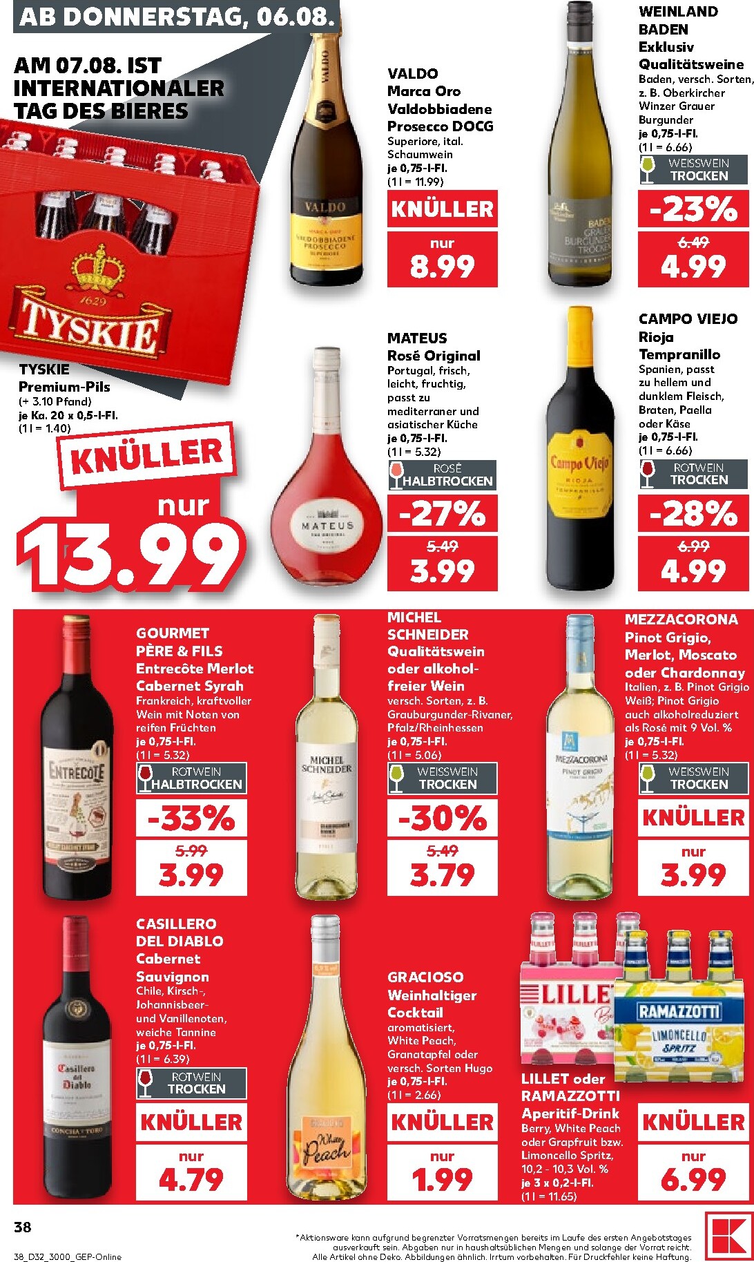 kaufland - Kaufland Prospekt nächste Woche – von Donnerstag 06.08.2026 bis Mittwoch 12.08.2026 - page: 38