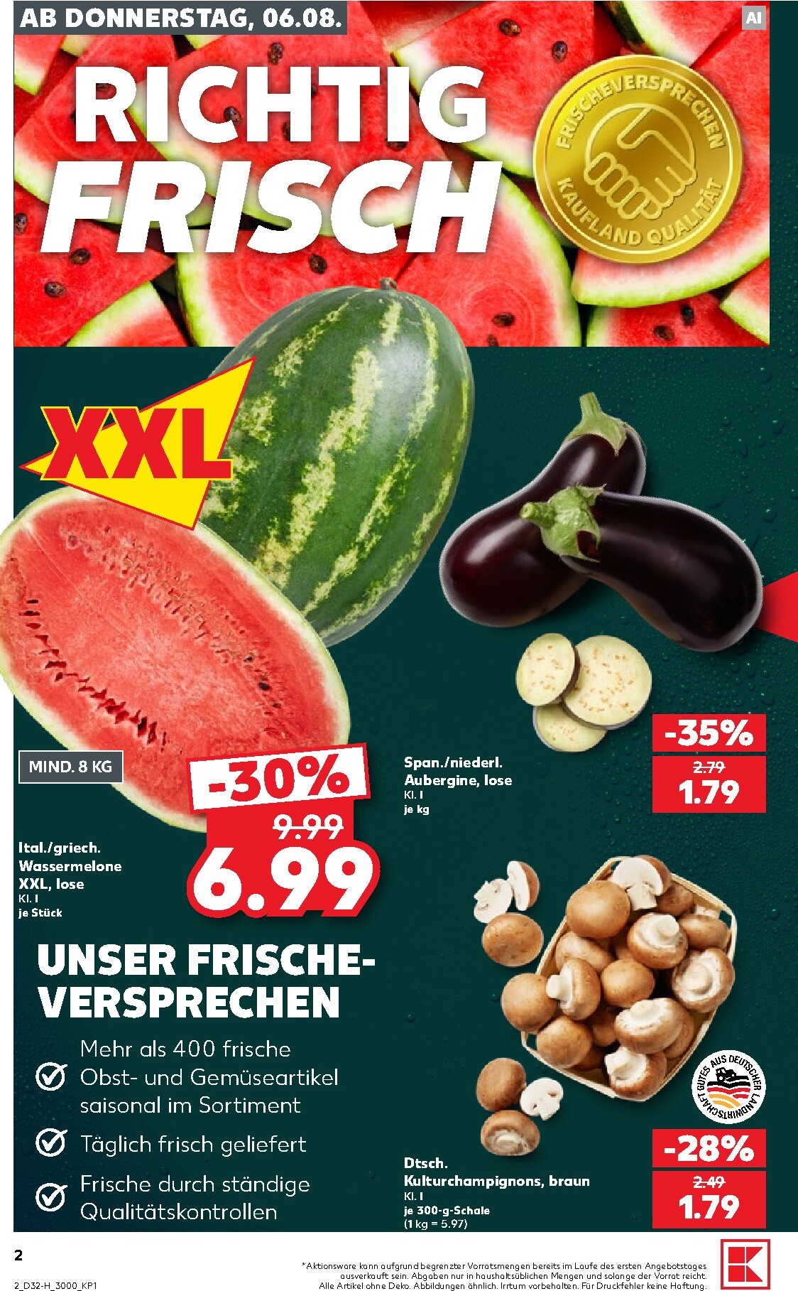 kaufland - Kaufland - Neckarsulm Prospekt nächste Woche – von Donnerstag 06.08.2026 bis Mittwoch 12.08.2026 - page: 2