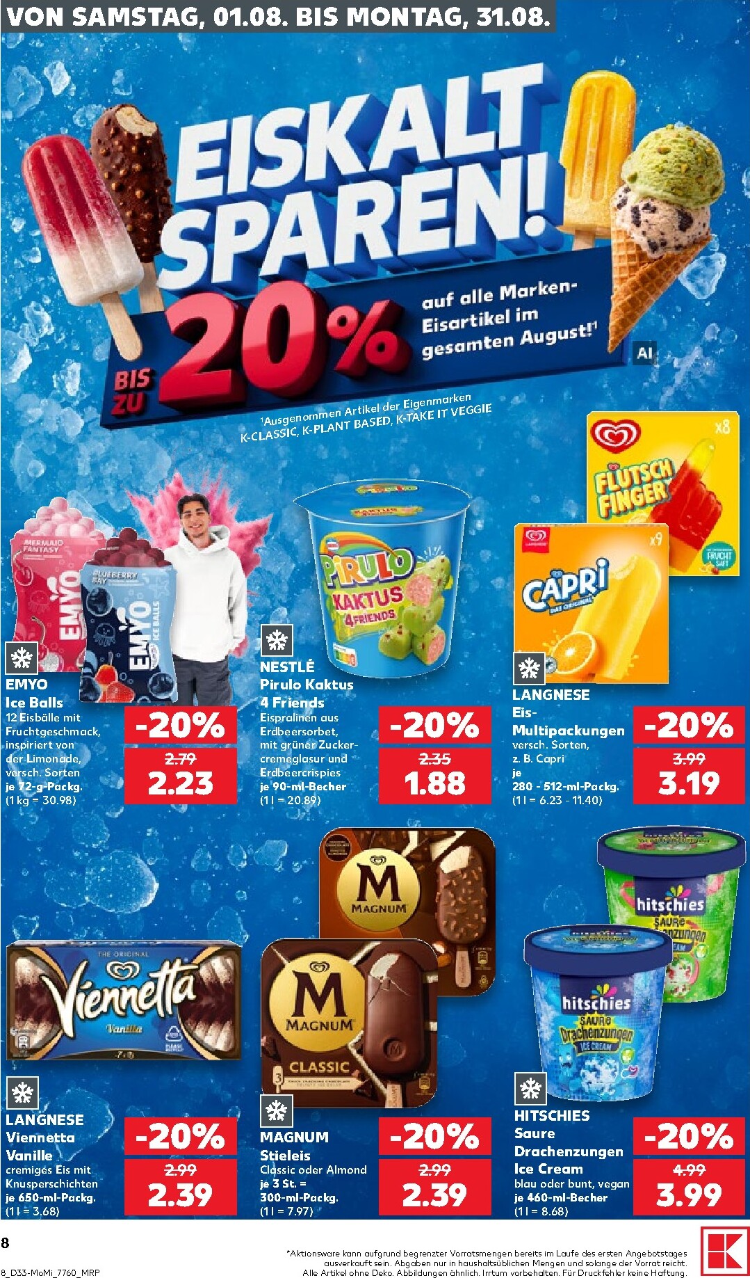 kaufland - Kaufland - Richtig Sparen Prospekt nächste Woche – von Montag 10.08.2026 bis Mittwoch 12.08.2026 - page: 8
