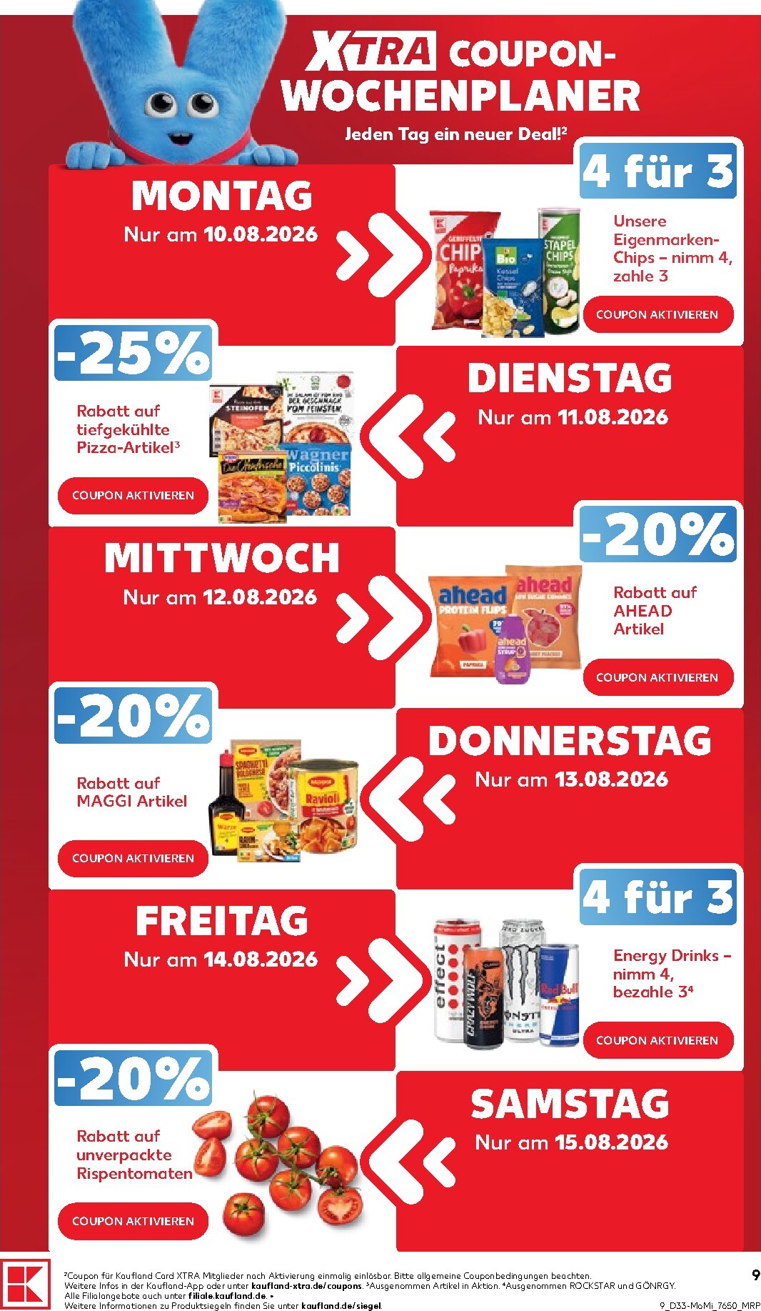kaufland - Kaufland - Richtig Sparen Prospekt nächste Woche – von Montag 10.08.2026 bis Mittwoch 12.08.2026 - page: 9