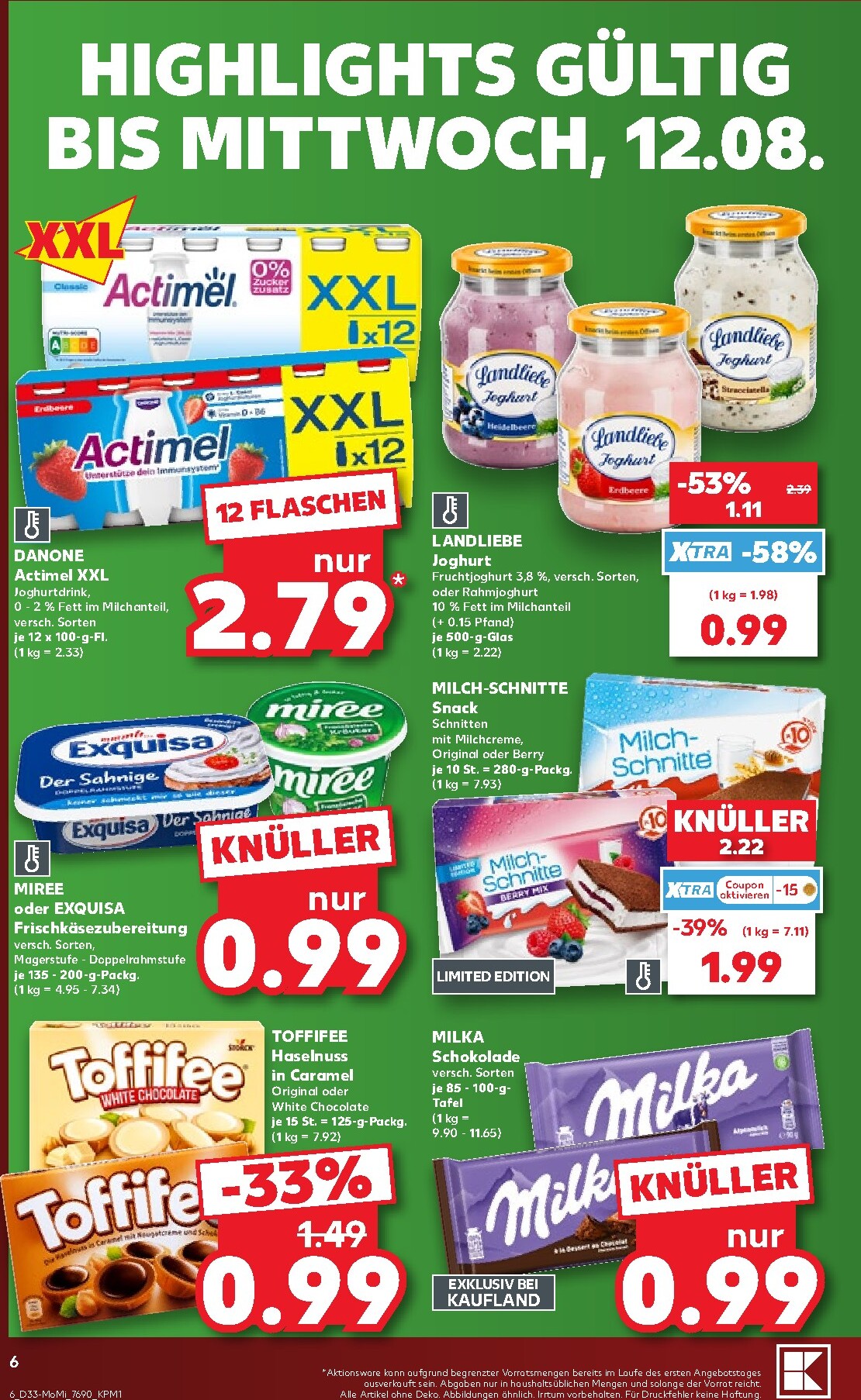 kaufland - Kaufland - Richtig Sparen Prospekt nächste Woche – von Montag 10.08.2026 bis Mittwoch 12.08.2026 - page: 6