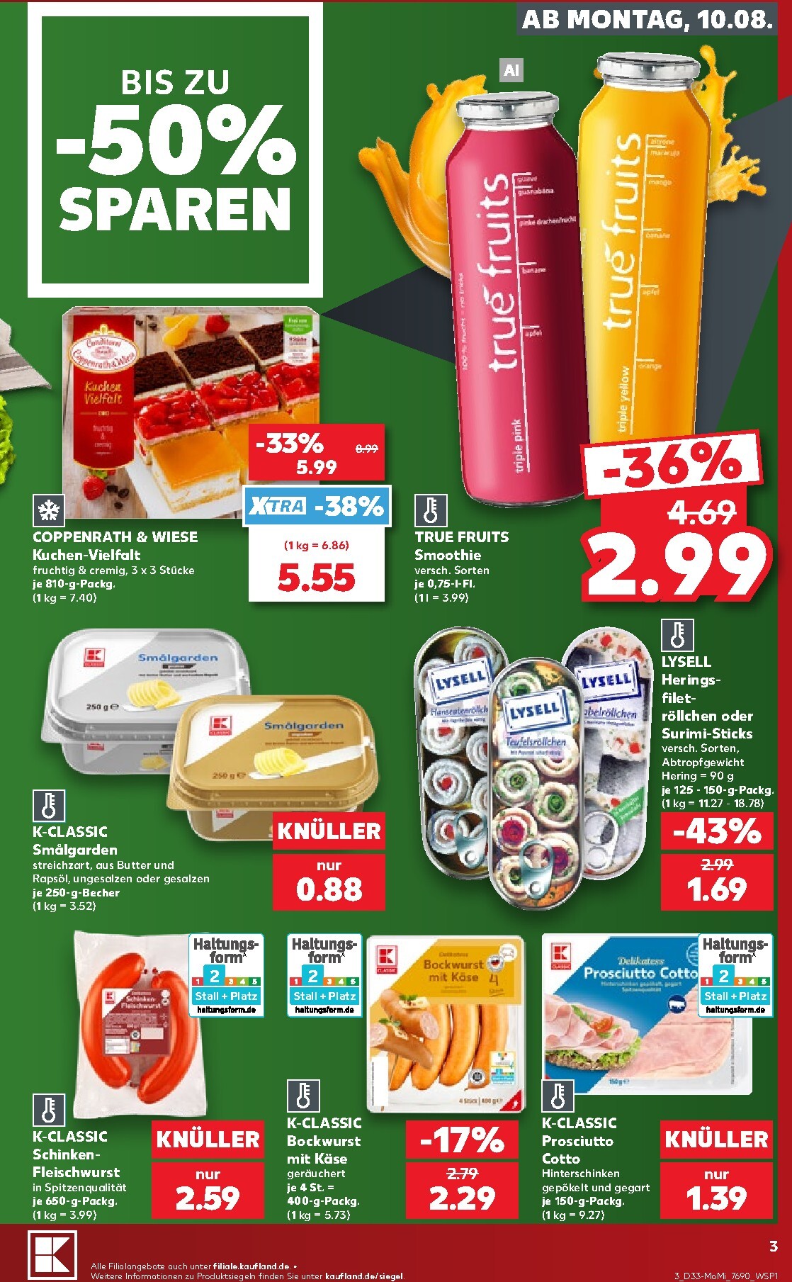 kaufland - Kaufland - Richtig Sparen Prospekt nächste Woche – von Montag 10.08.2026 bis Mittwoch 12.08.2026 - page: 3