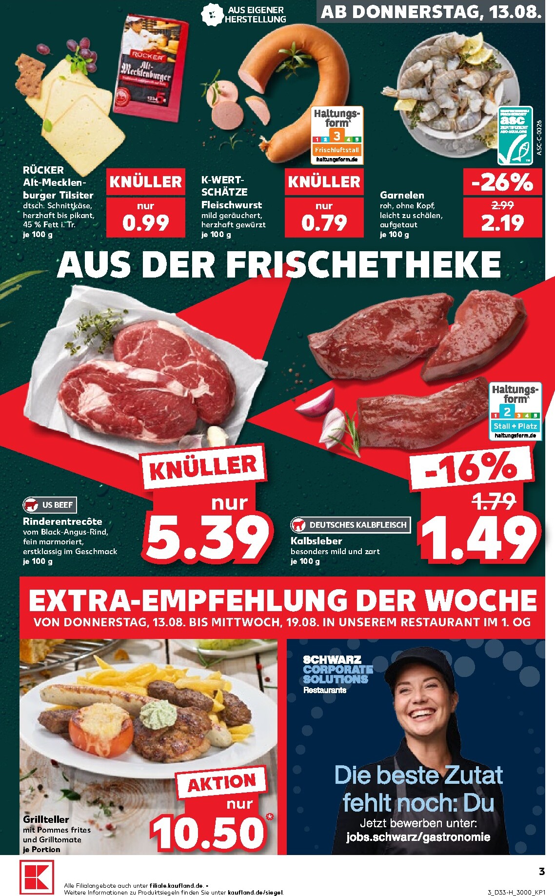 kaufland - Kaufland - Neckarsulm Prospekt nächste Woche – von Donnerstag 13.08.2026 bis Mittwoch 19.08.2026 - page: 3