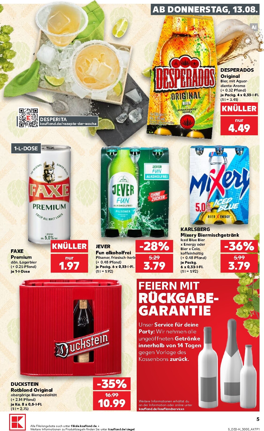 kaufland - Kaufland - Neckarsulm Prospekt nächste Woche – von Donnerstag 13.08.2026 bis Mittwoch 19.08.2026 - page: 5